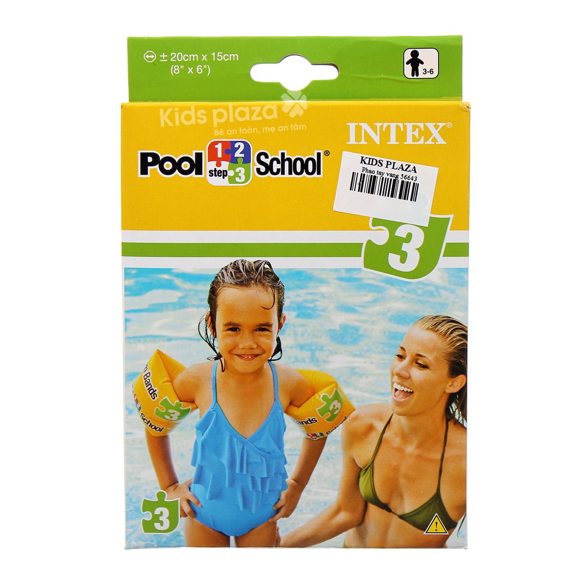 Phao tay tập bơi trẻ em INTEX-NK 56643 - góc nghiêng