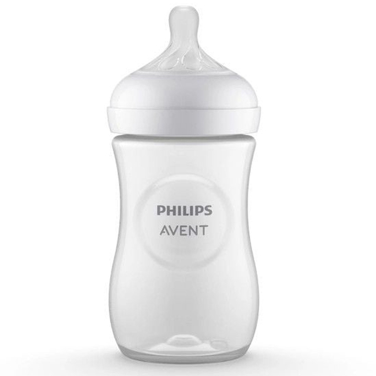 Bình sữa mô phỏng tự nhiên Avent 260ml SCY903.01 New - mặt trái