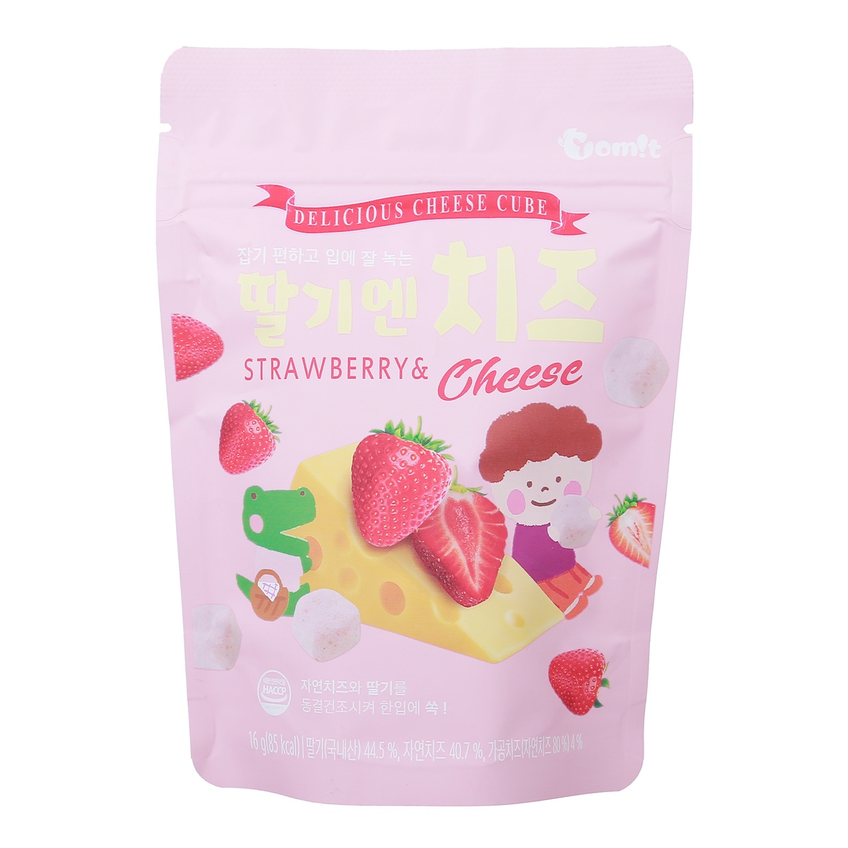 Phô mai sấy lạnh YOMIT vị dâu dành cho bé 6m+