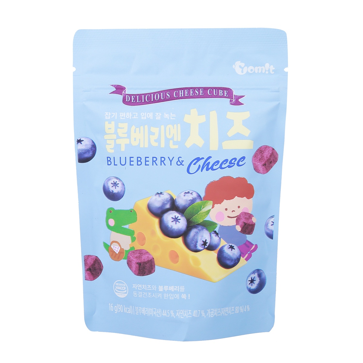 Phô mai sấy lạnh YOMIT vị việt quất dành cho bé 6m+