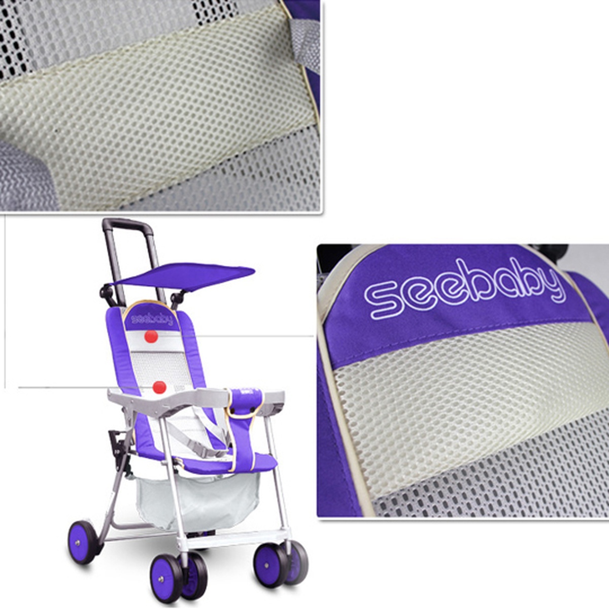 Xe đẩy trẻ em Seebaby QQ1-1 - hình 10