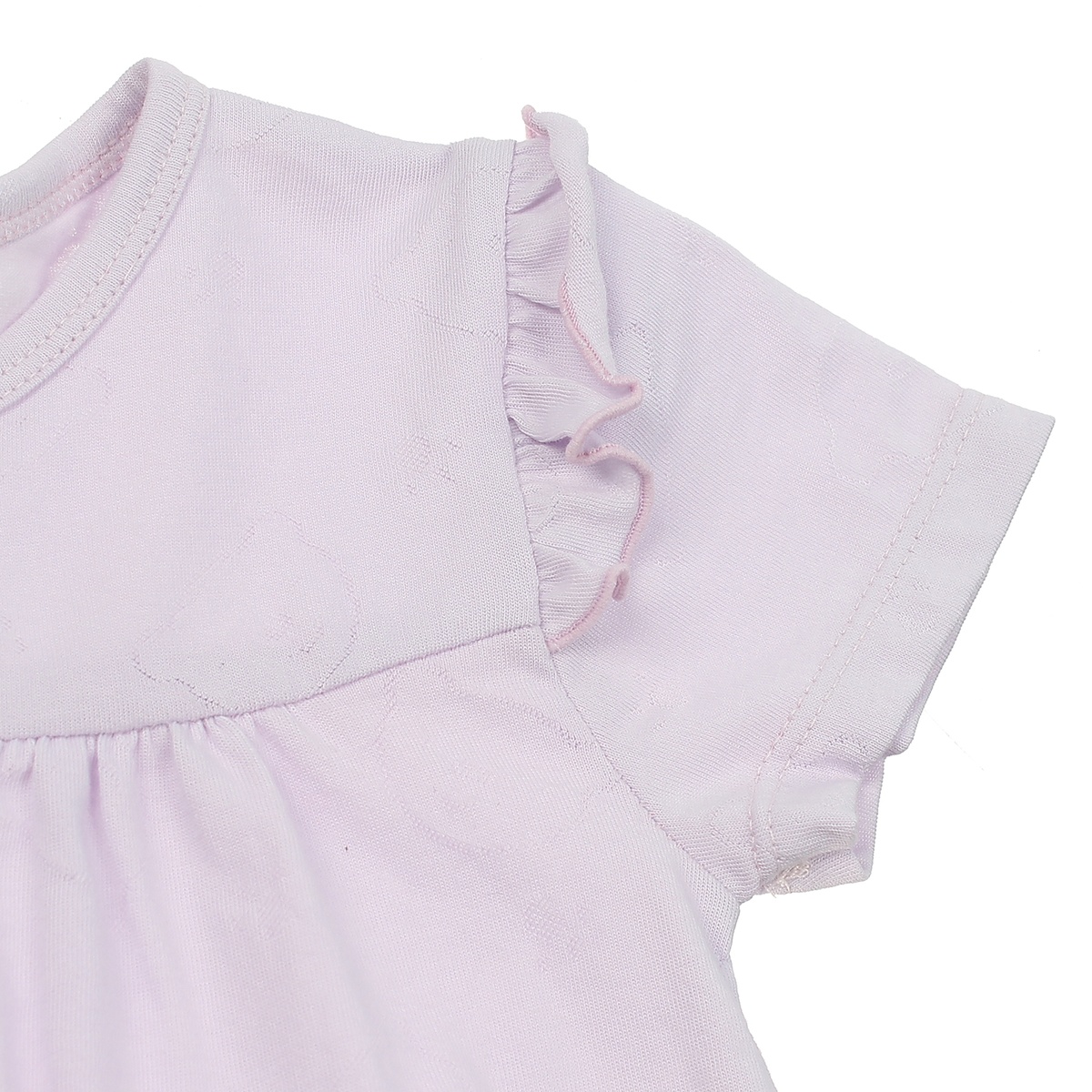 Quần áo sơ sinh Neil cộc tay cài giữa Mamago HN20H (Tím) 6-9M - mặt sau