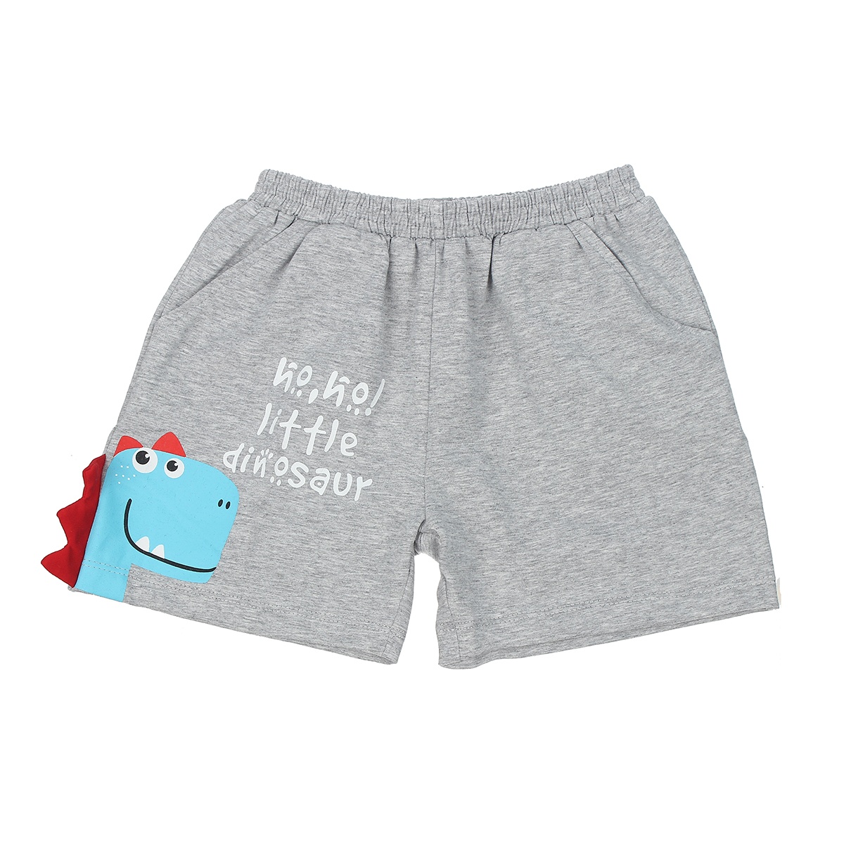 Quần áo thời trang bé trai cộc tay Mamago in Little Dinosaur LN20H (Xanh) 1Y - góc nghiêng