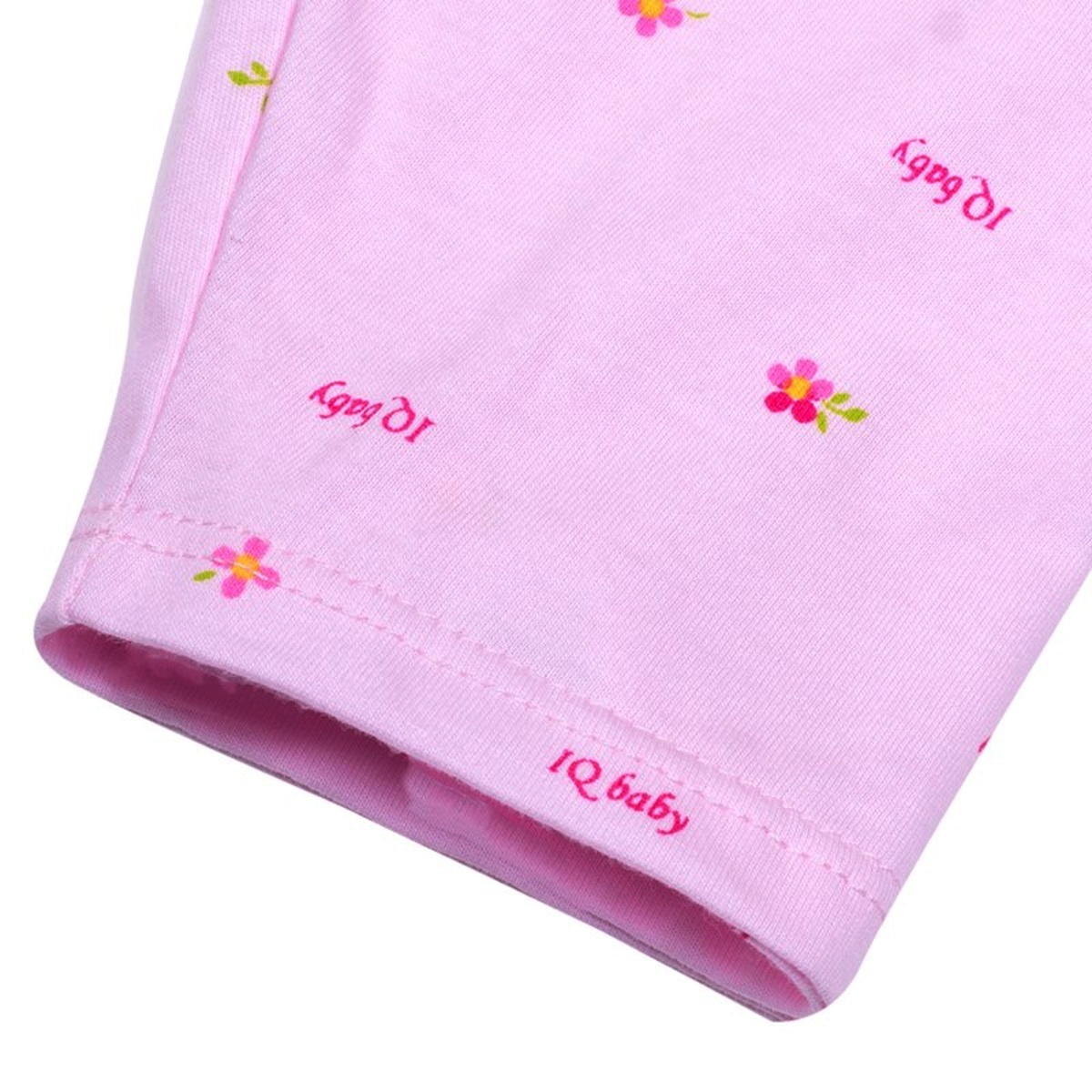 Quần dài mặc tã IQBABY Hồng S1 - mặt sau