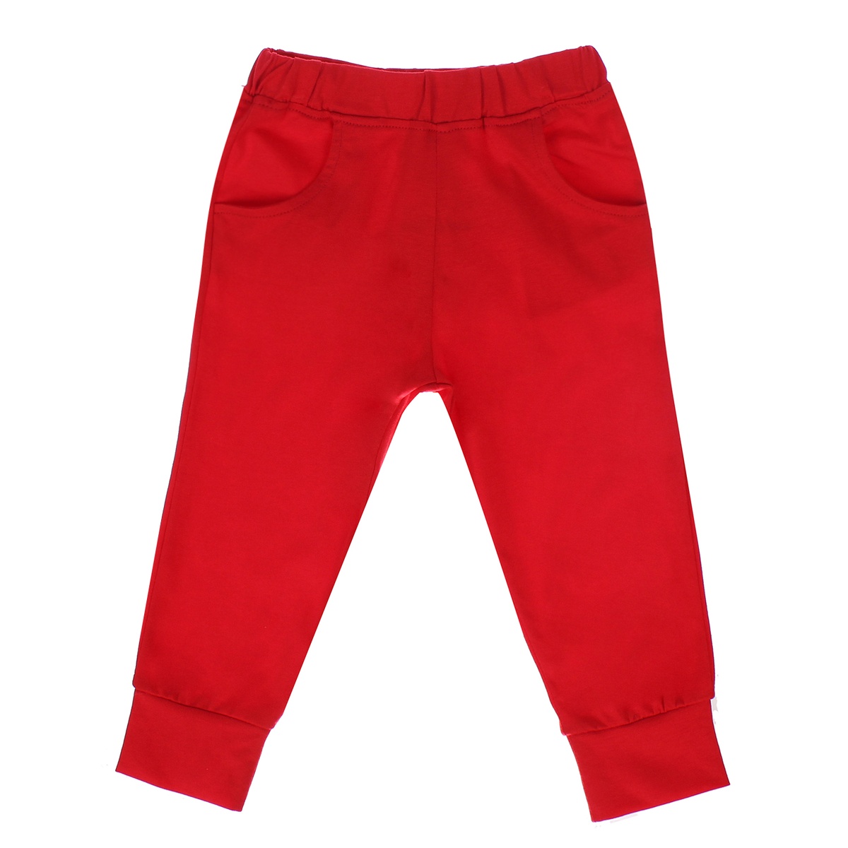 Quần dài cotton bé trai đáp mông thú Kiza - mặt trái