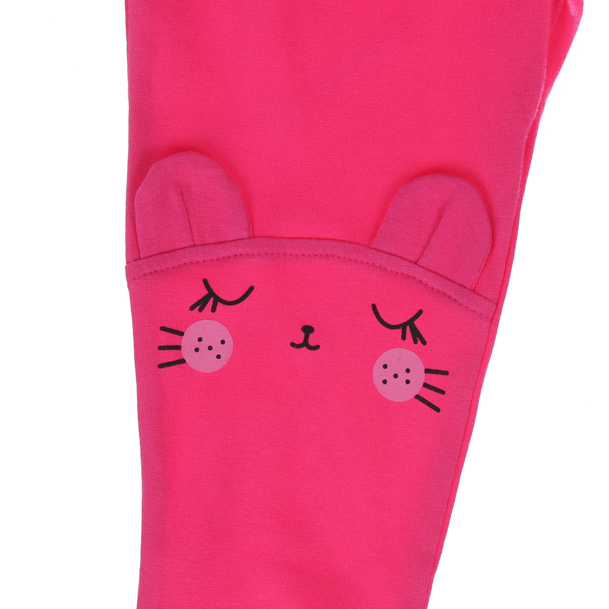Quần dài cotton đáp mặt chú mèo 2 đầu gối Kiza - hình 8
