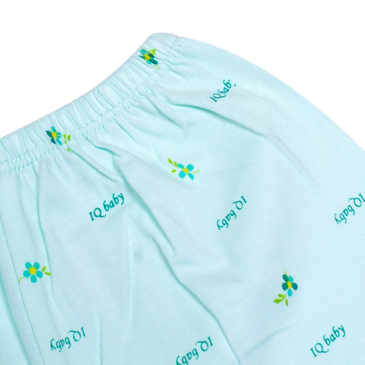 Quần dài mặc tã IQBABY Xanh S1 - mặt trái