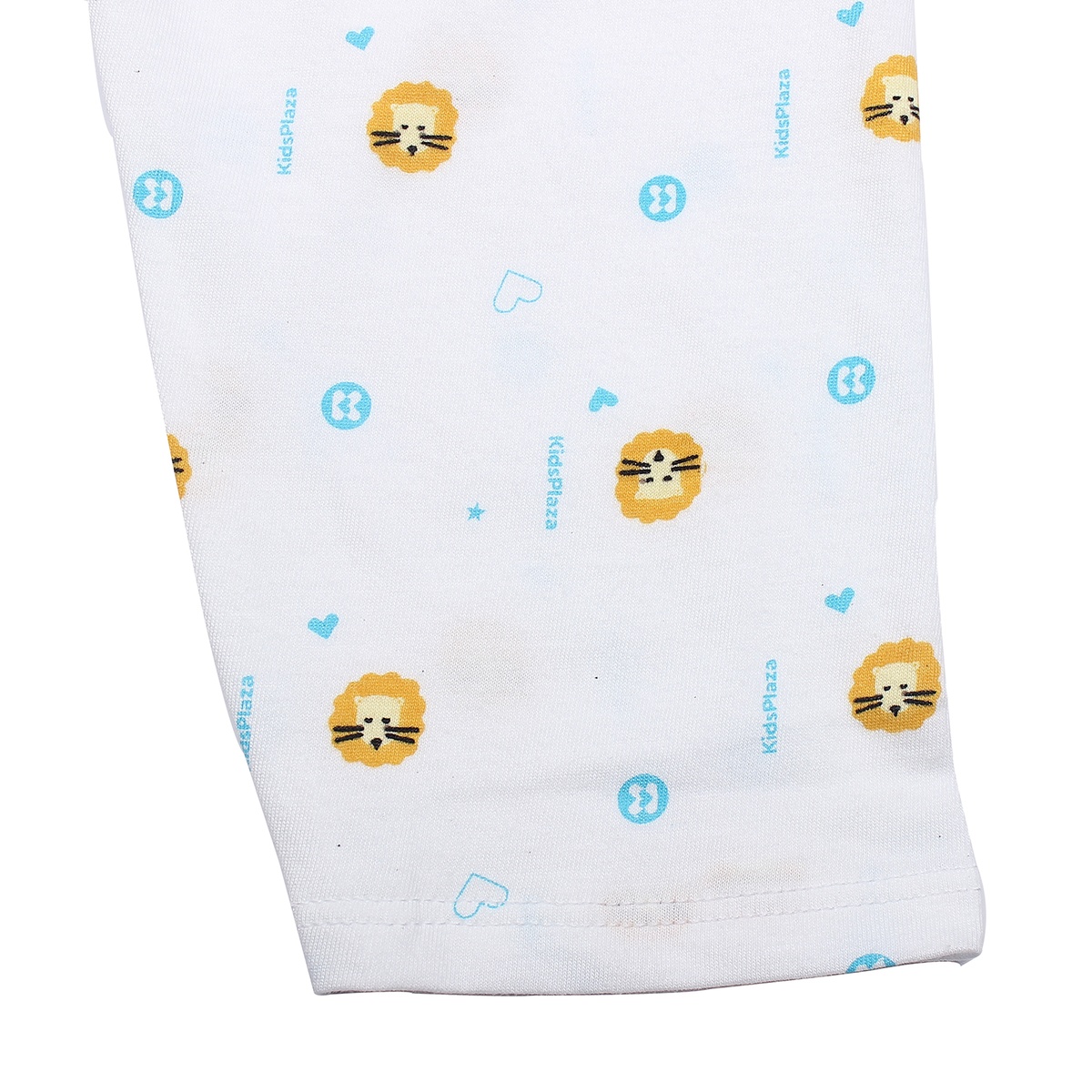 Quần dài sơ sinh cho bé Kidsplaza in hình sư tử (trắng cam) 18-24M - mặt phải