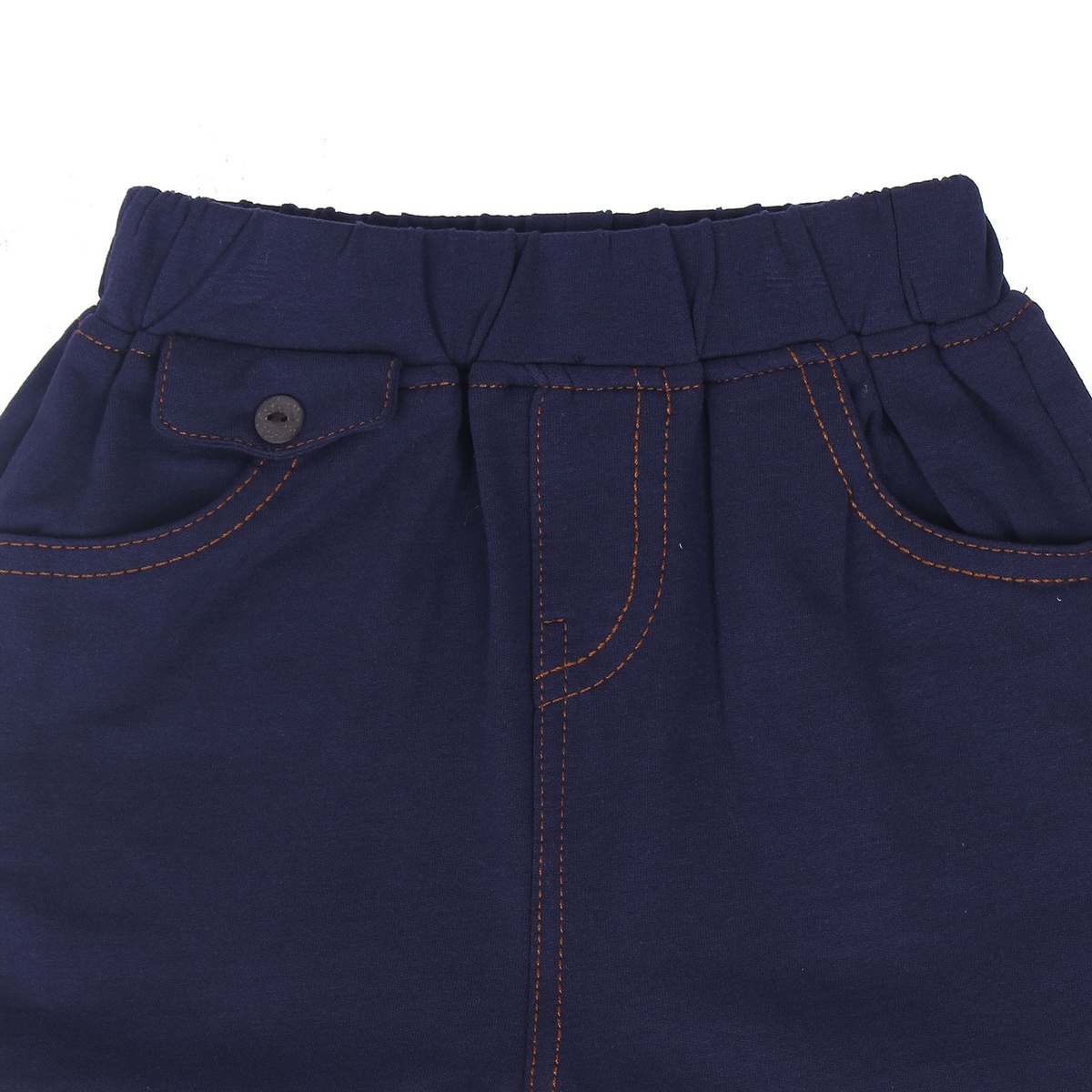 Quần ngố cotton đính cúc 5683 - mặt phải