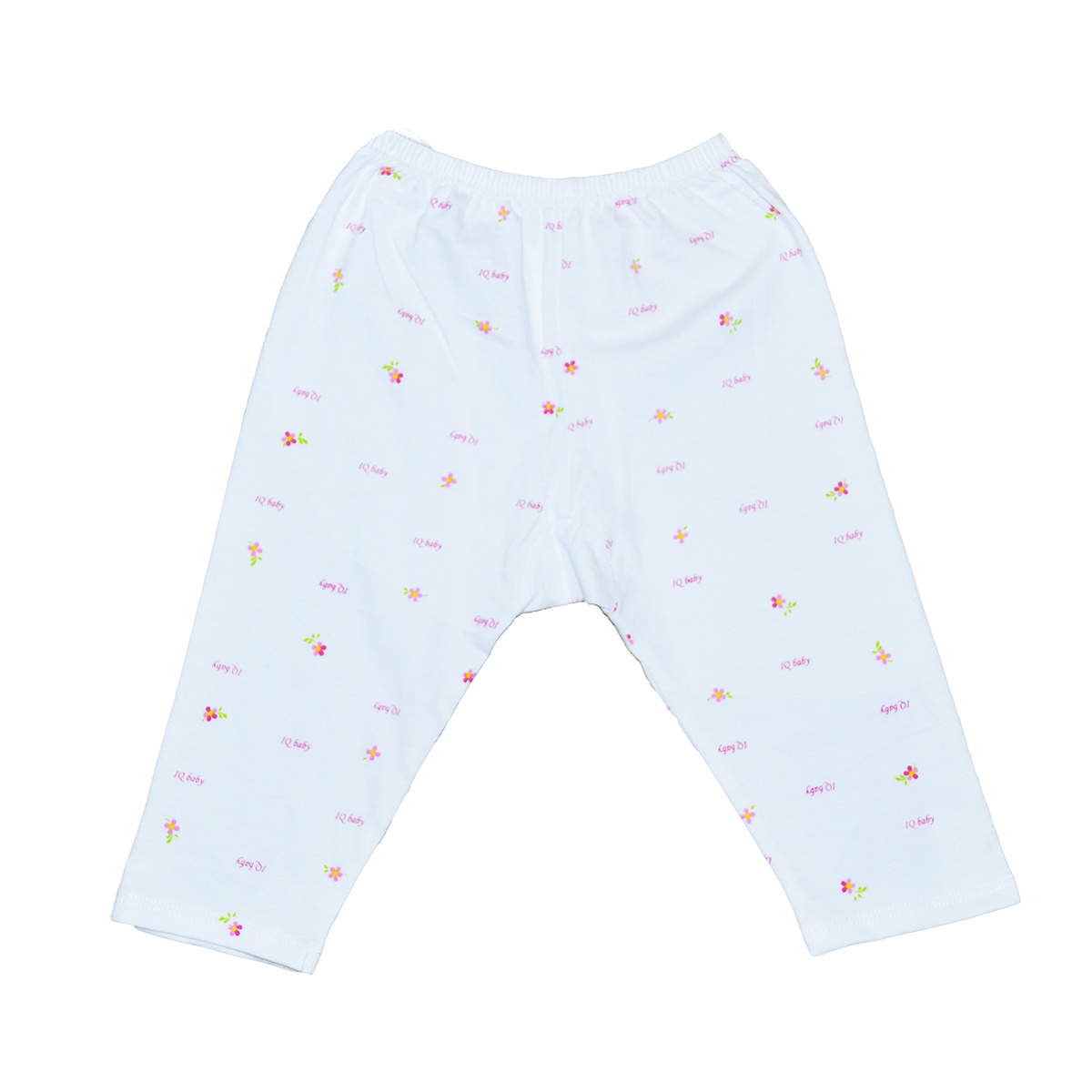 Quần sơ sinh mặc bỉm IQ Baby in hoa