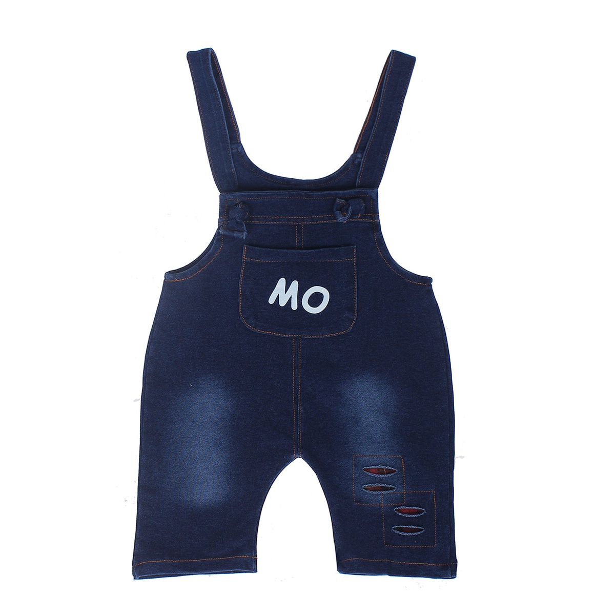 Quần yếm bò áo cotton 6048 - mặt trái