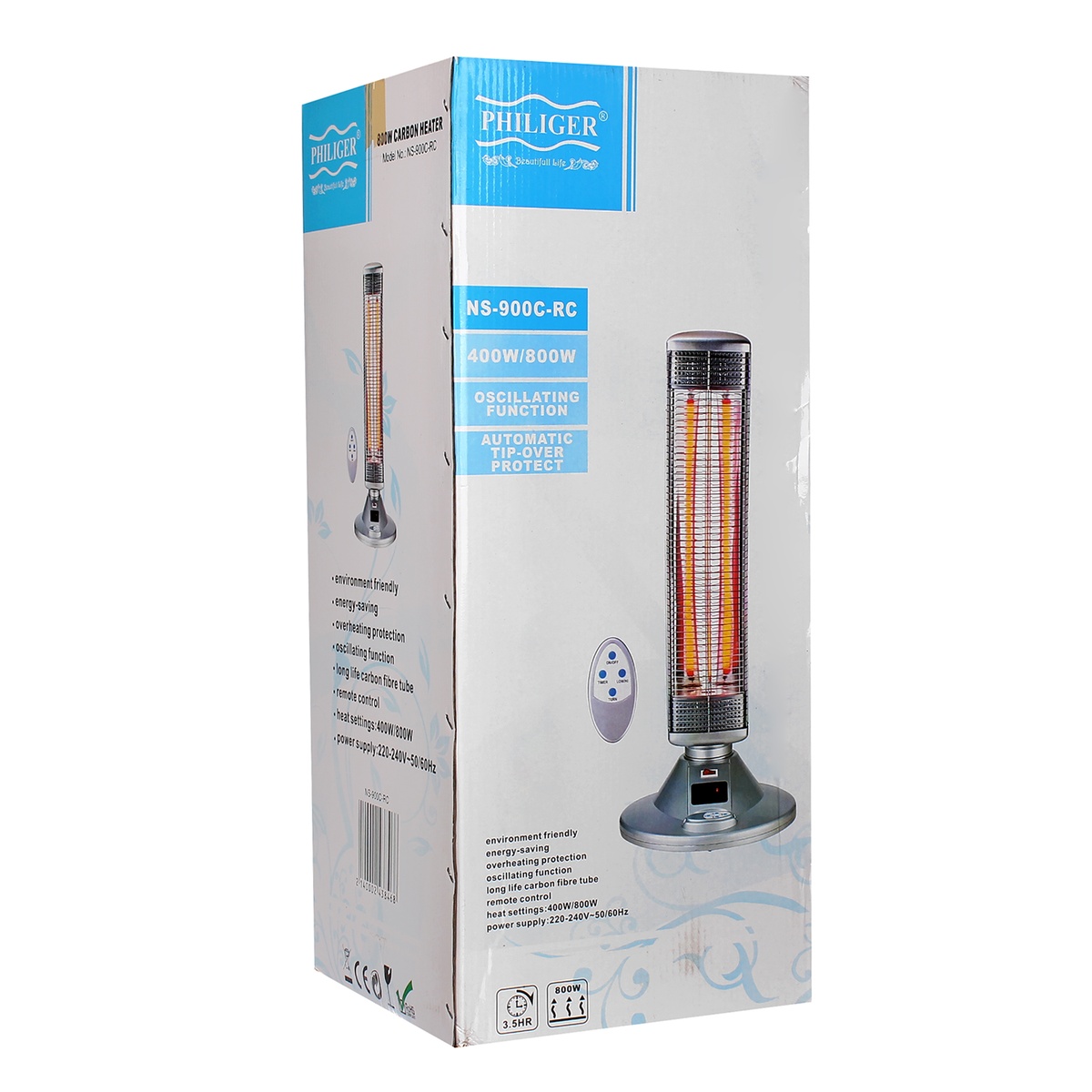 Quạt sưởi Philiger NS-900-RC - hình 10