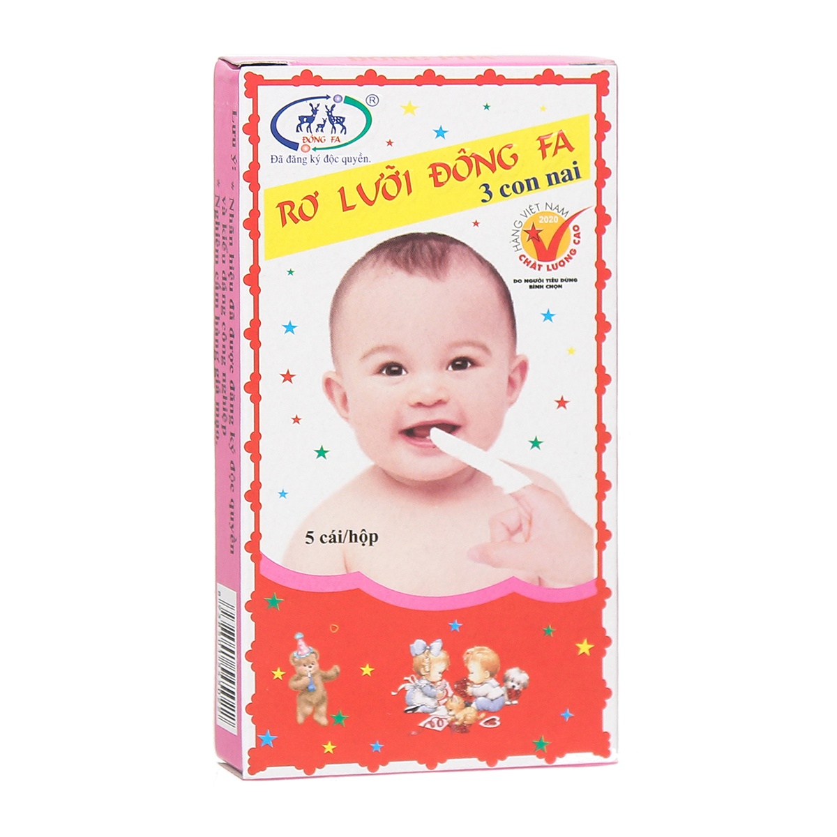Rơ lưỡi Đông Fa - mặt trái
