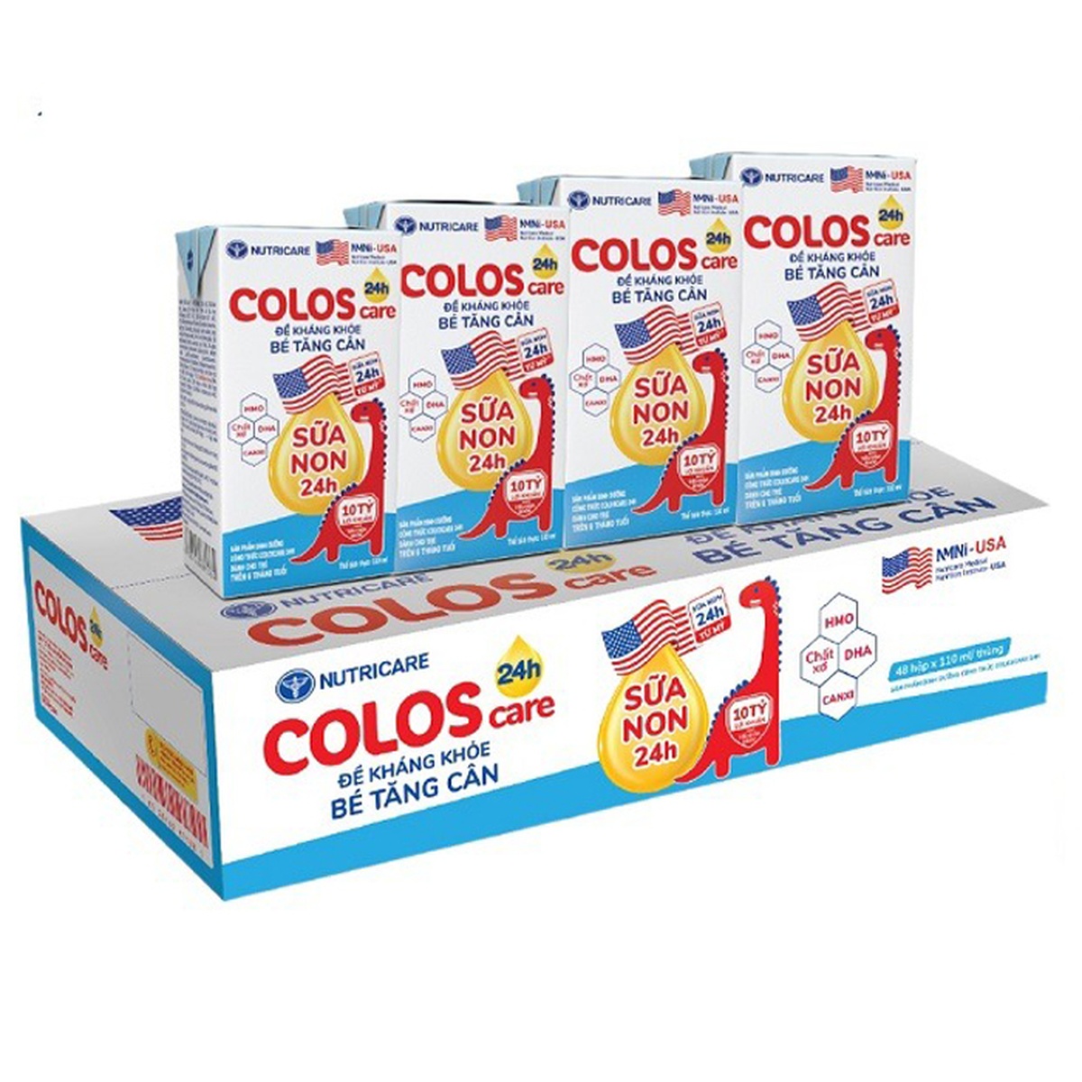 Sữa dinh dưỡng pha sẵn ColosCare 24h 4x110ml - mặt trái