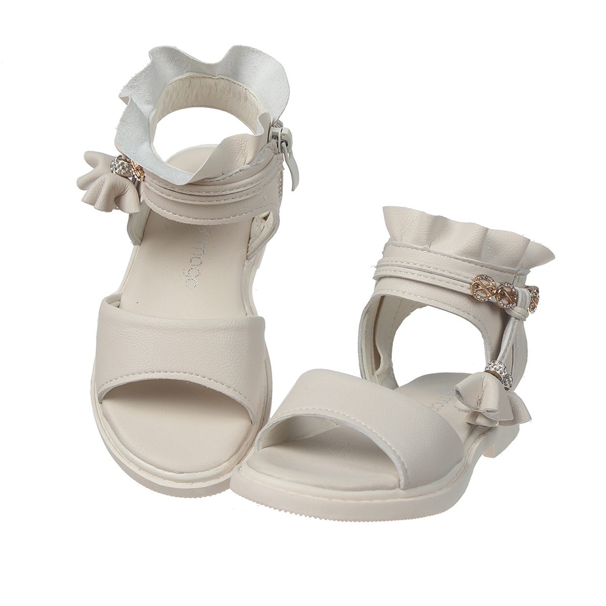 SANDAL bé gái Mamago cổ cao AC20 size 29 (Trắng) - mặt trái