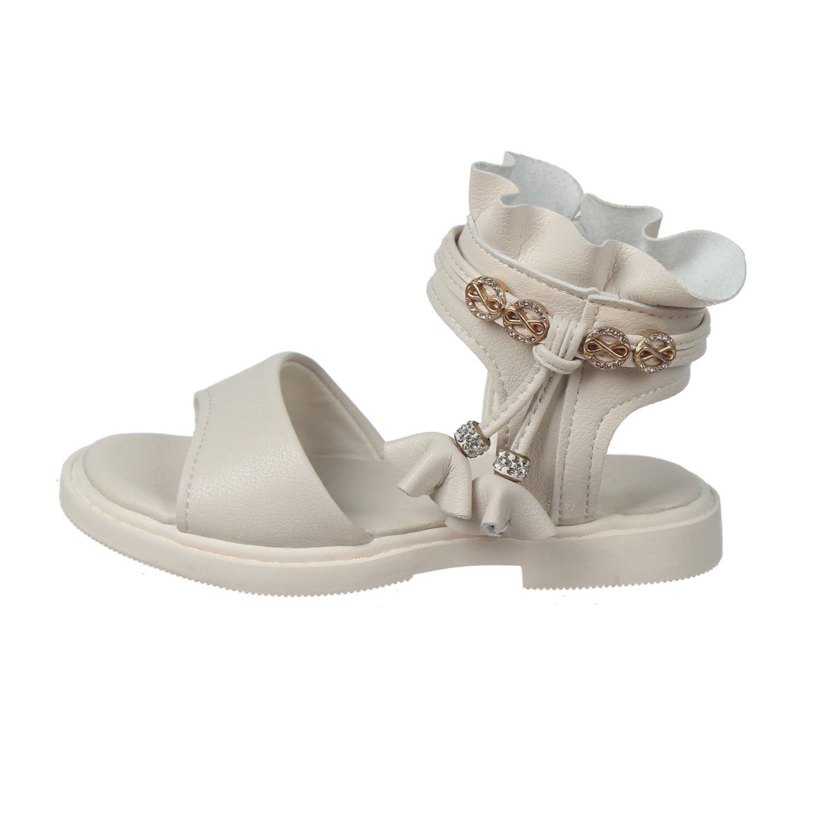 SANDAL bé gái Mamago cổ cao AC20 size 30 (Trắng) - mặt phải