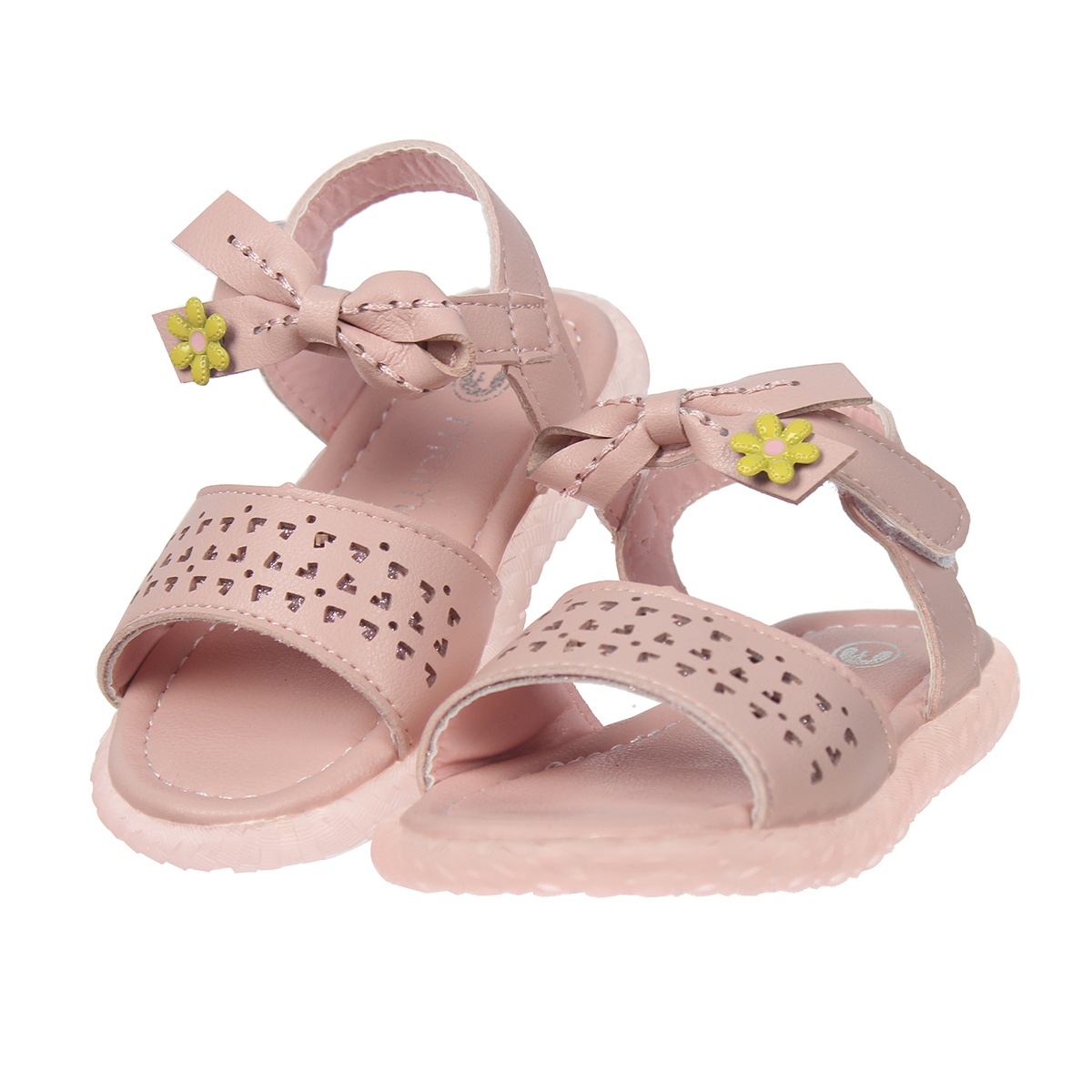 Sandal bé gái Mamago thắt nơ AC20 (Hồng) size 22 - góc nghiêng