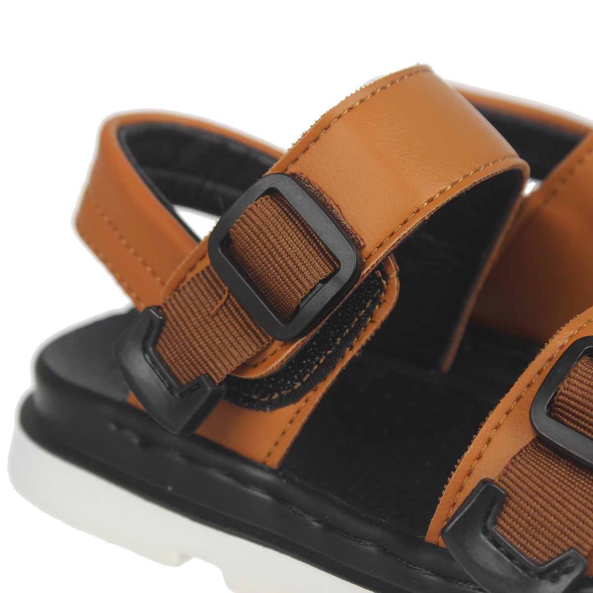 SANDAL bé trai  ngang dây dán Size 28 AC20  - góc nghiêng