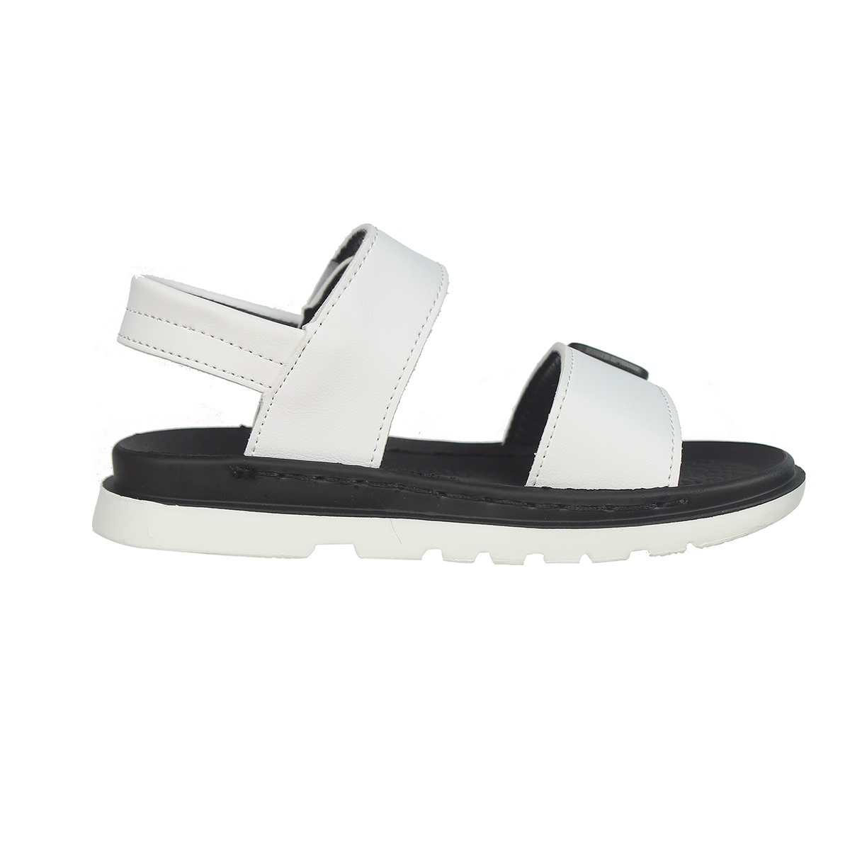 SANDAL bé trai ngang dây tăng đơ AC20 Size 26 (Trắng) - mặt phải