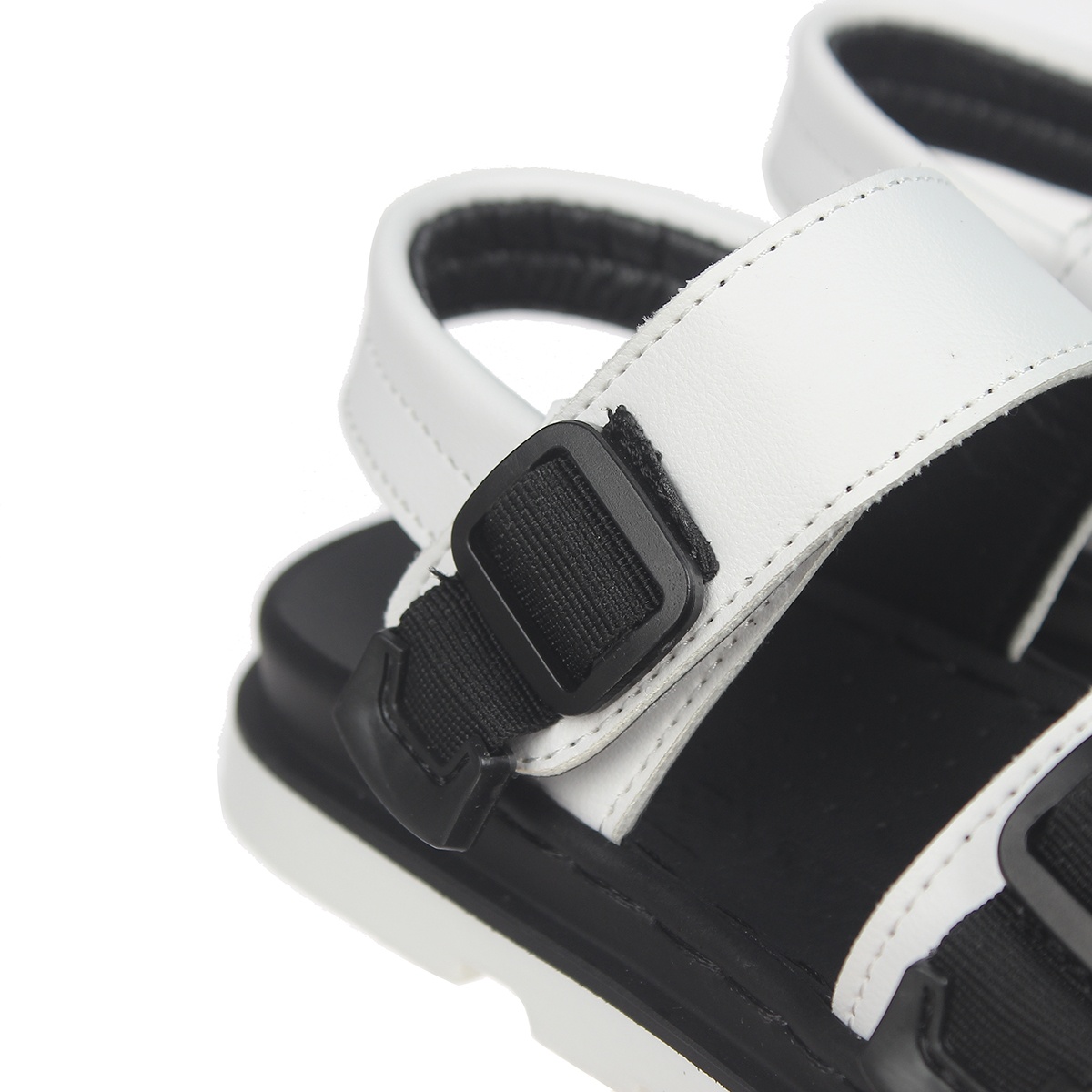 SANDAL bé trai ngang dây tăng đơ AC20 Size 26 (Trắng) - góc nghiêng