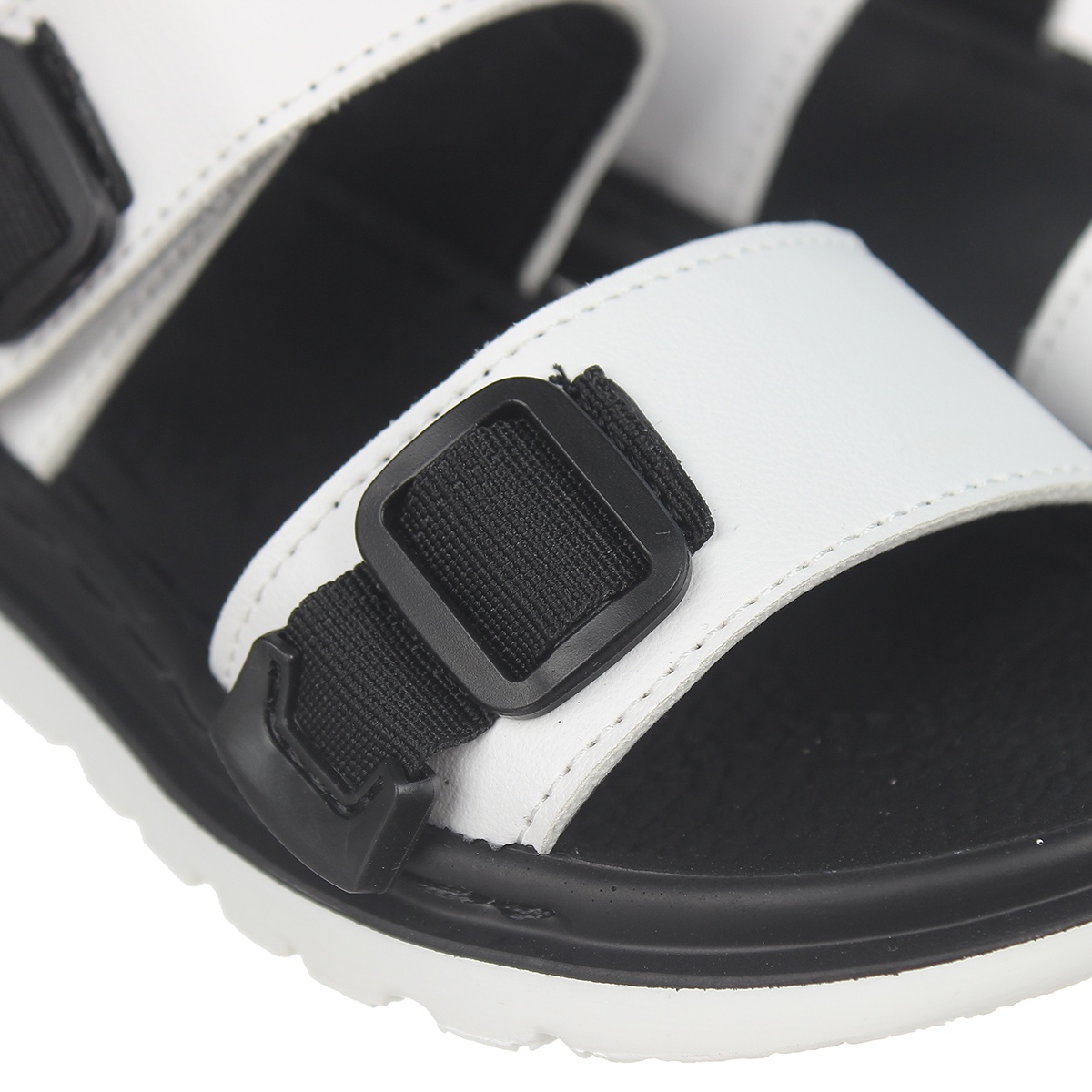 SANDAL bé trai ngang dây tăng đơ AC20 Size 26 (Trắng) - hình 6