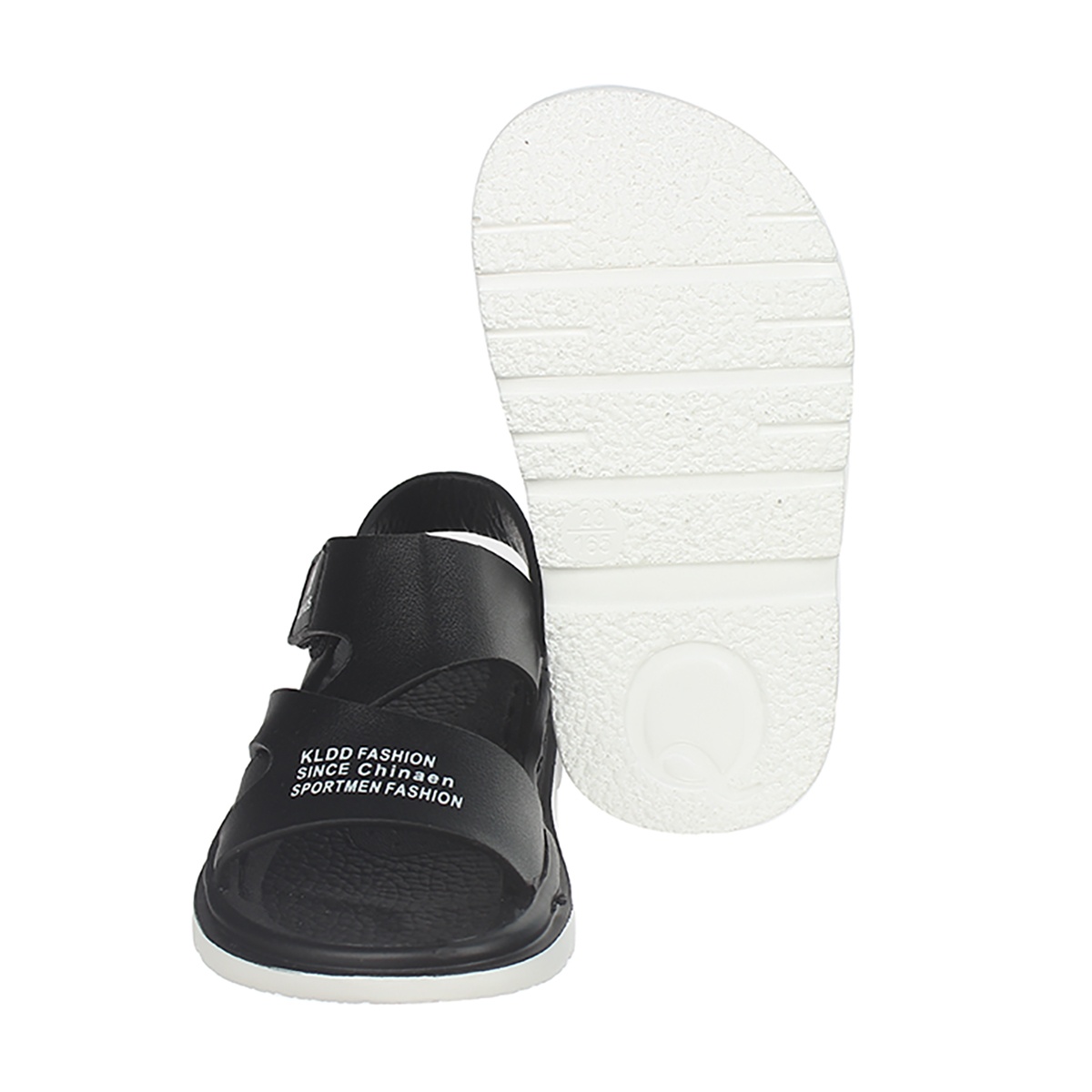 SANDAL bé trai quai dán KLD KIDS AC20 Size 22 (Đen) - mặt sau