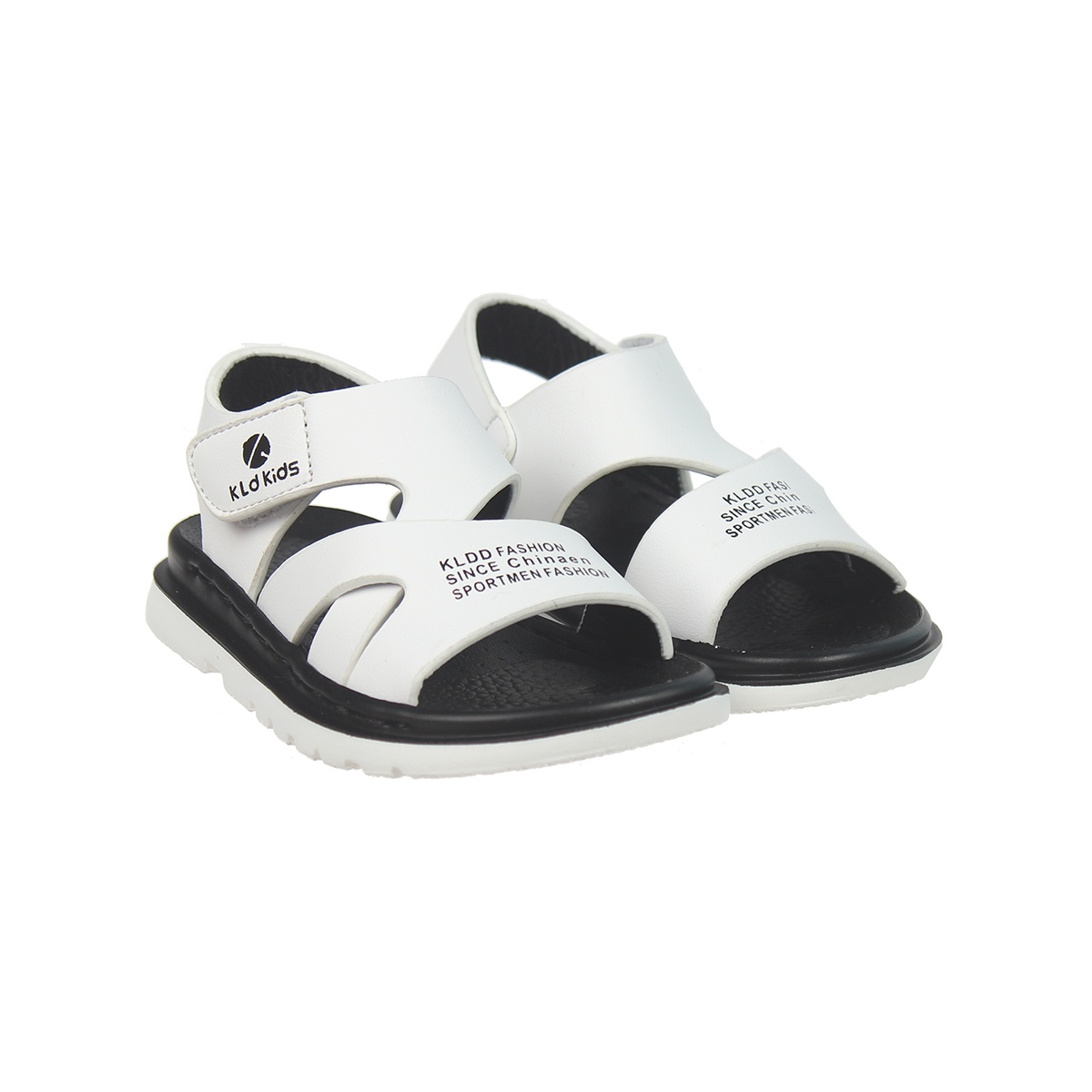 SANDAL bé trai quai dán kLD KIDS AC20 Size 23 (Trắng) - mặt trước