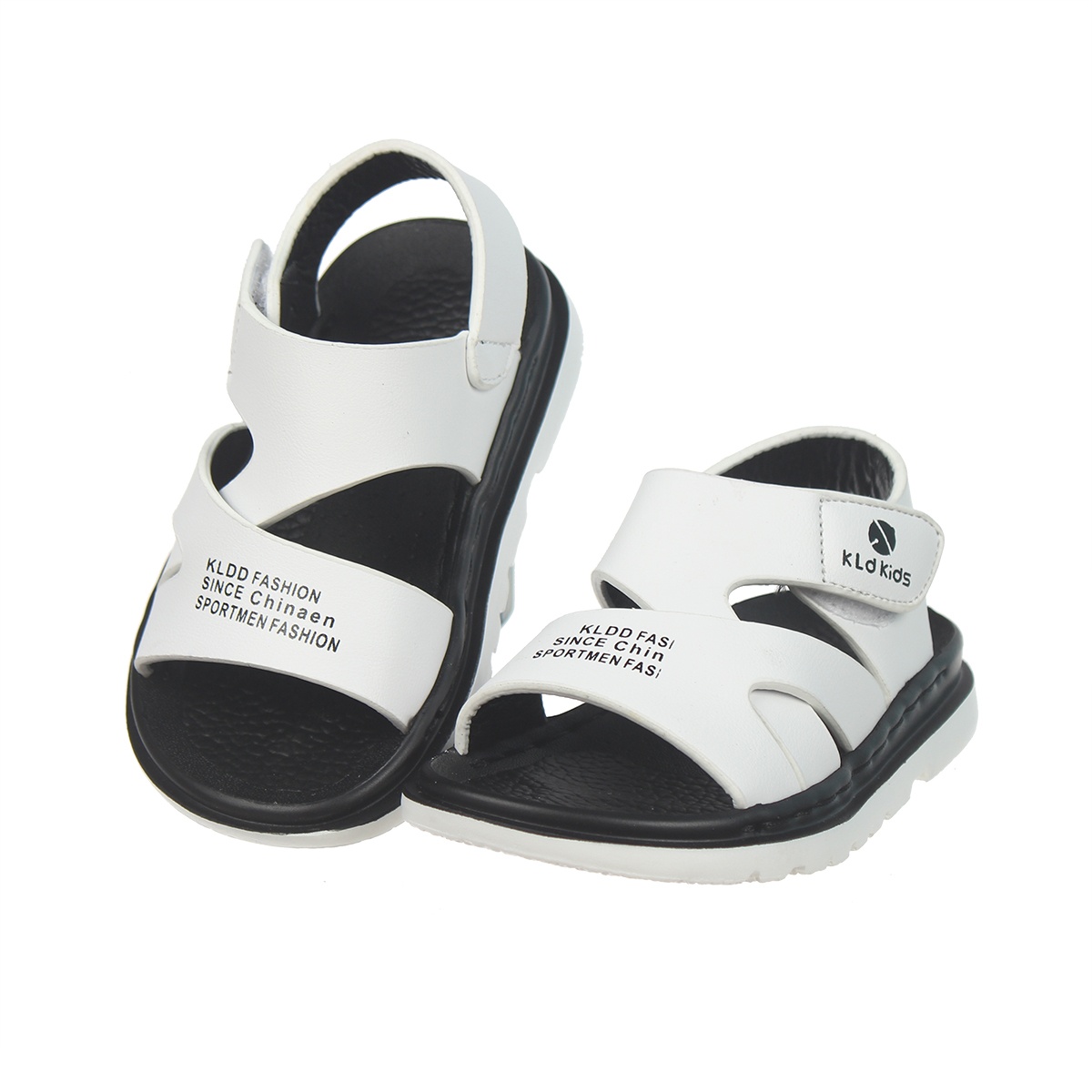 SANDAL bé trai quai dán kLD KIDS AC20 Size 22 (Trắng) - mặt trái