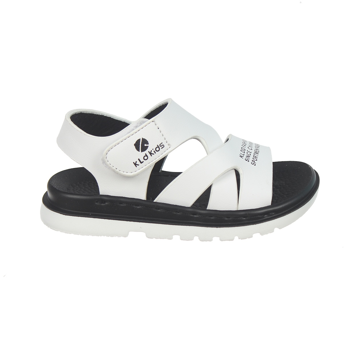 SANDAL bé trai quai dán kLD KIDS AC20 Size 23 (Trắng) - góc nghiêng