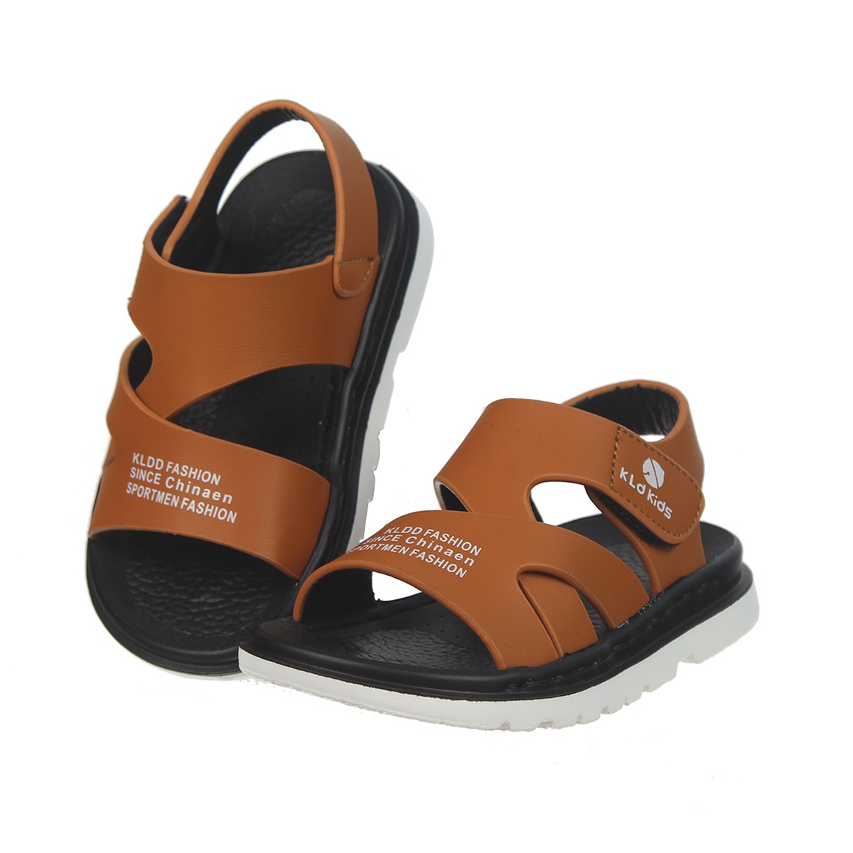 SANDAL bé trai quai dán kLD KIDS AC20 Size 26 (Vàng) - mặt trái
