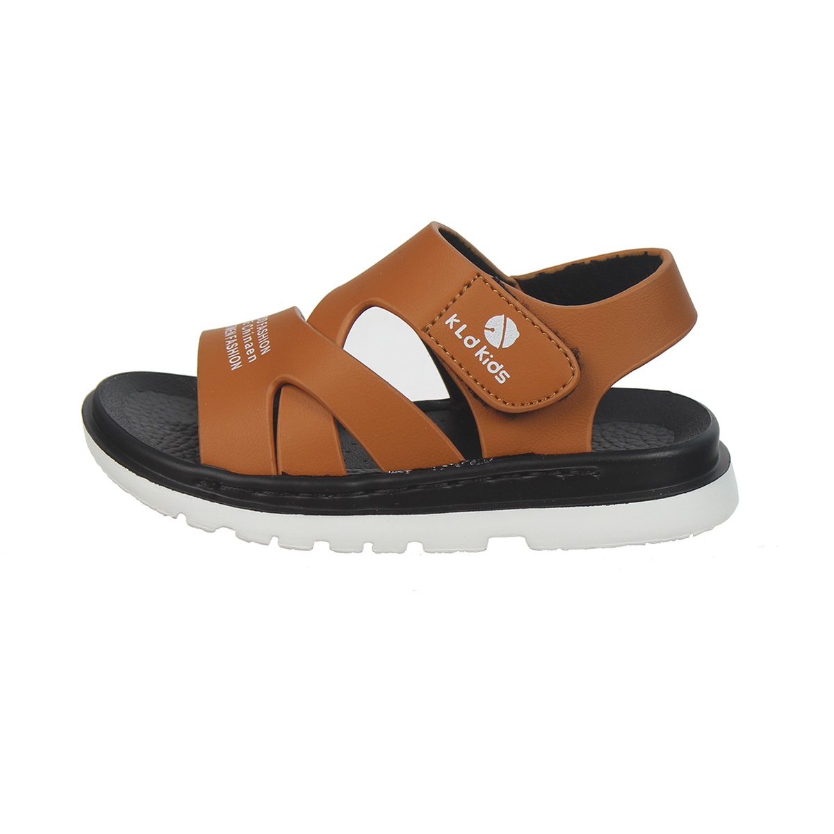 SANDAL bé trai quai dán kLD KIDS AC20 Size 25 (Vàng) - mặt phải