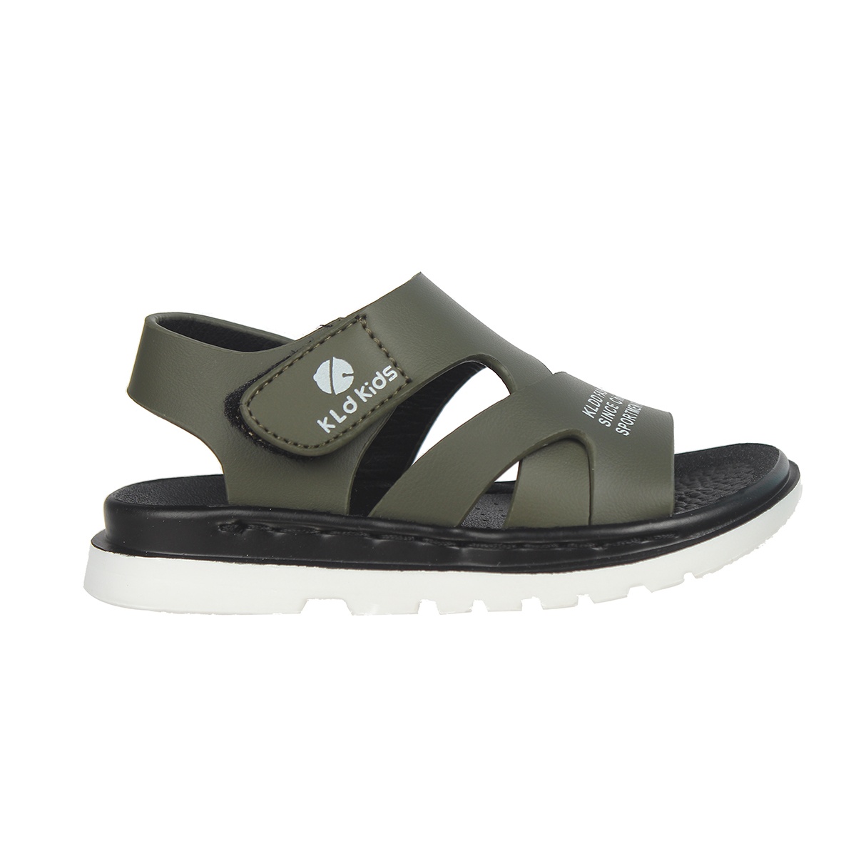 SANDAL bé trai quai dán KLD KIDS AC20 Size 25 (Xanh Rêu) - mặt phải