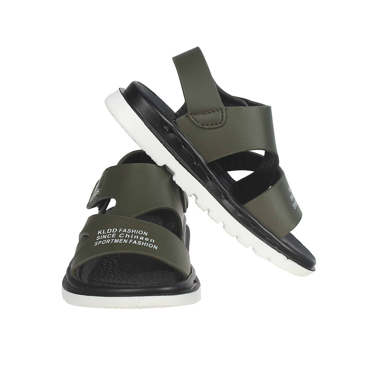 SANDAL bé trai quai dán KLD KIDS AC20 Size 25 (Xanh Rêu) - hình 6