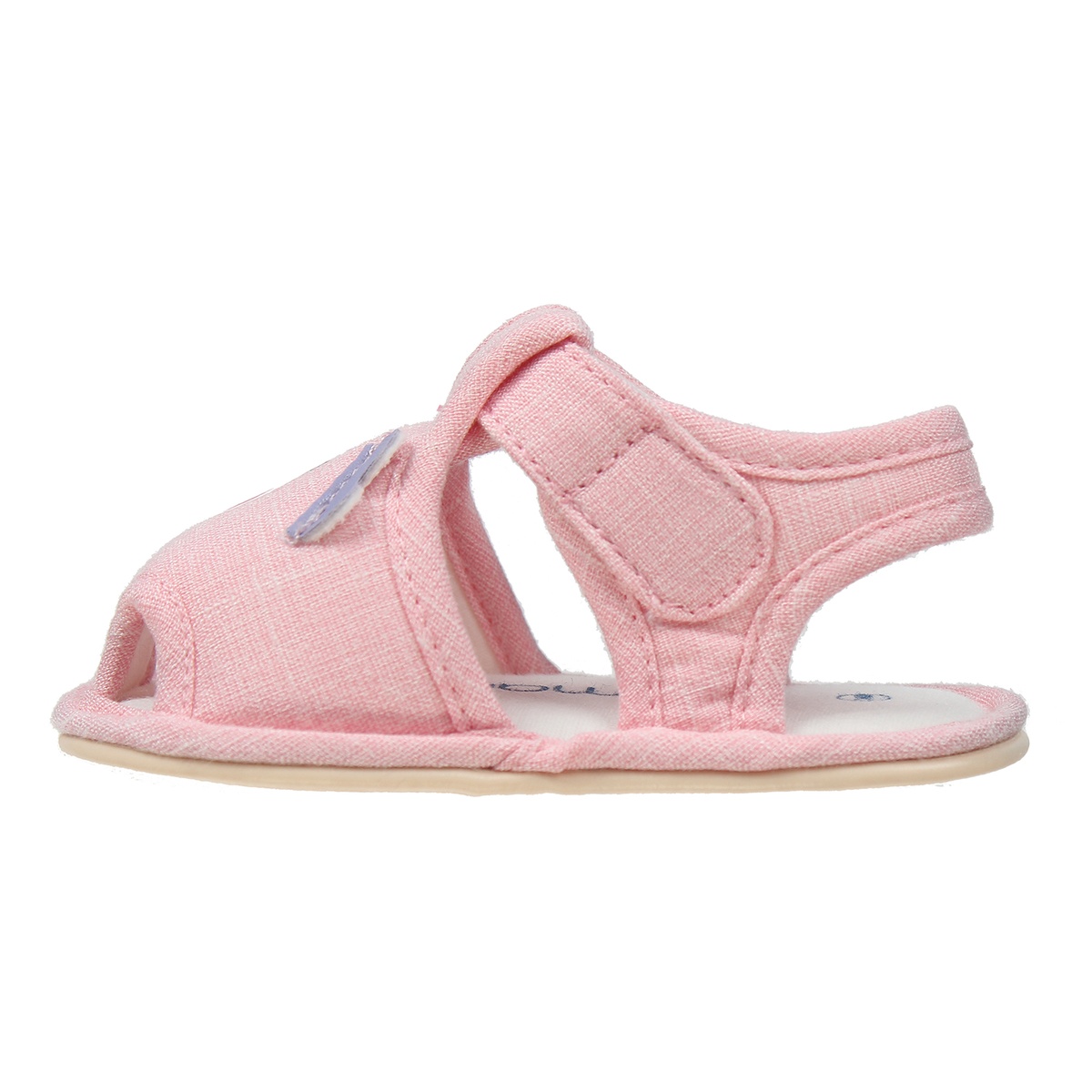 Sandal tập đi bé gái Mamago hình Snoopy K10 Hồng S13 - mặt phải