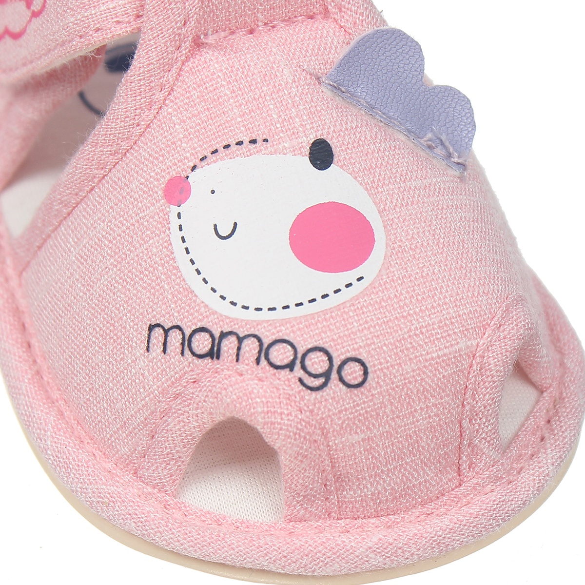 Sandal tập đi bé gái Mamago hình Snoopy K10 Hồng S13 - hình 6
