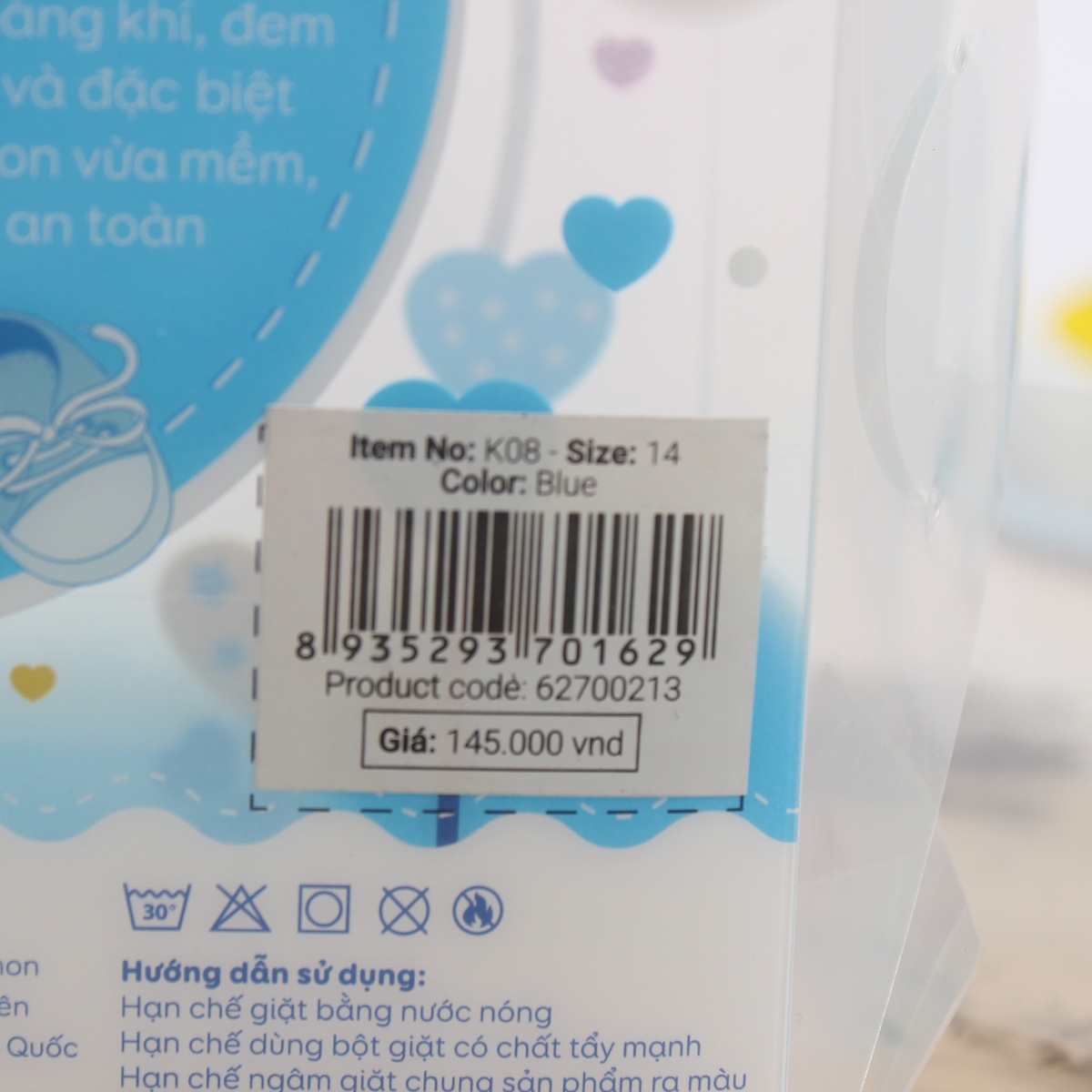 Sandal tập đi bé trai Mamago hình cún K08 Xanh S14 - hình 8