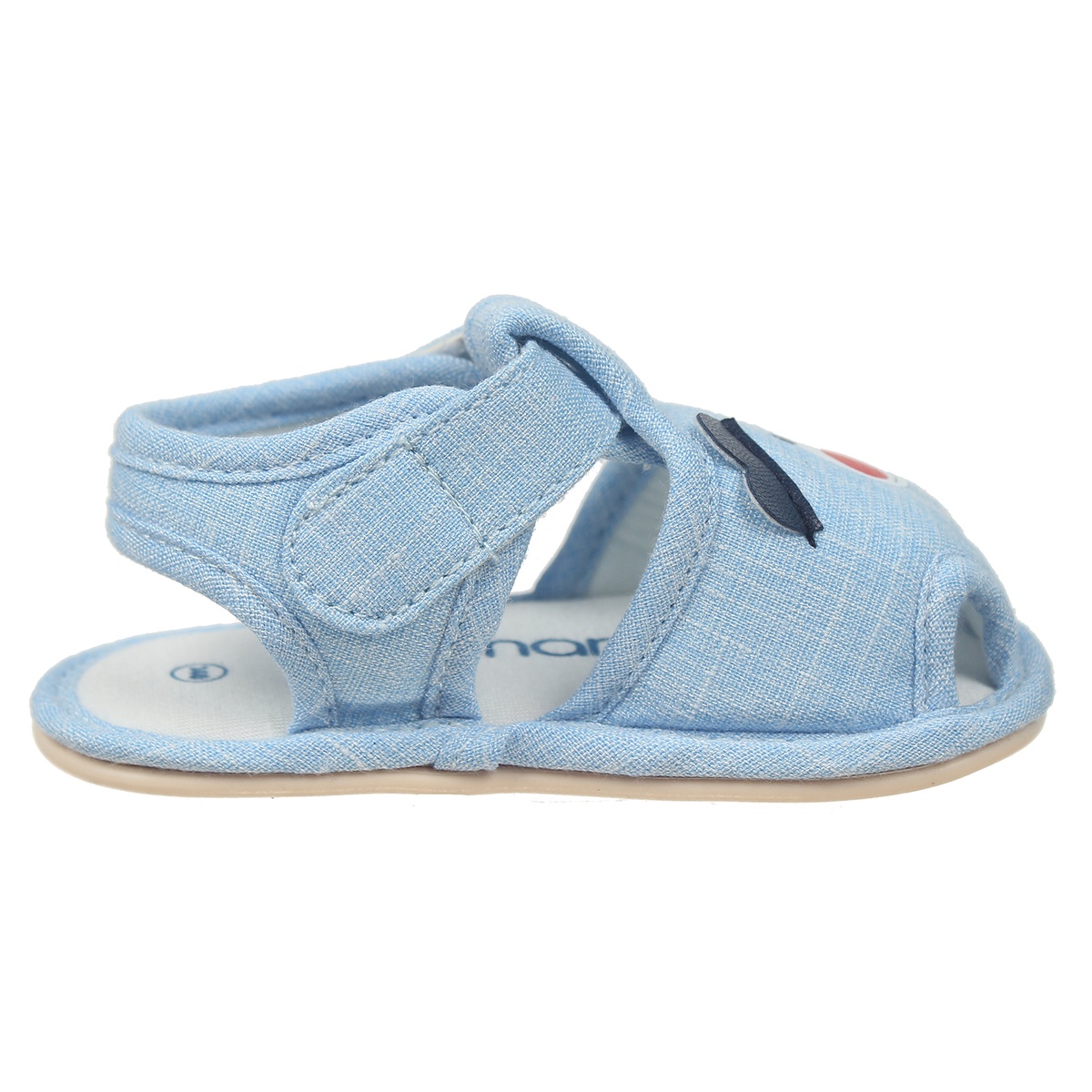 Sandal tập đi bé trai Mamago hình cún Snoopy K10 Xanh S14 - mặt phải