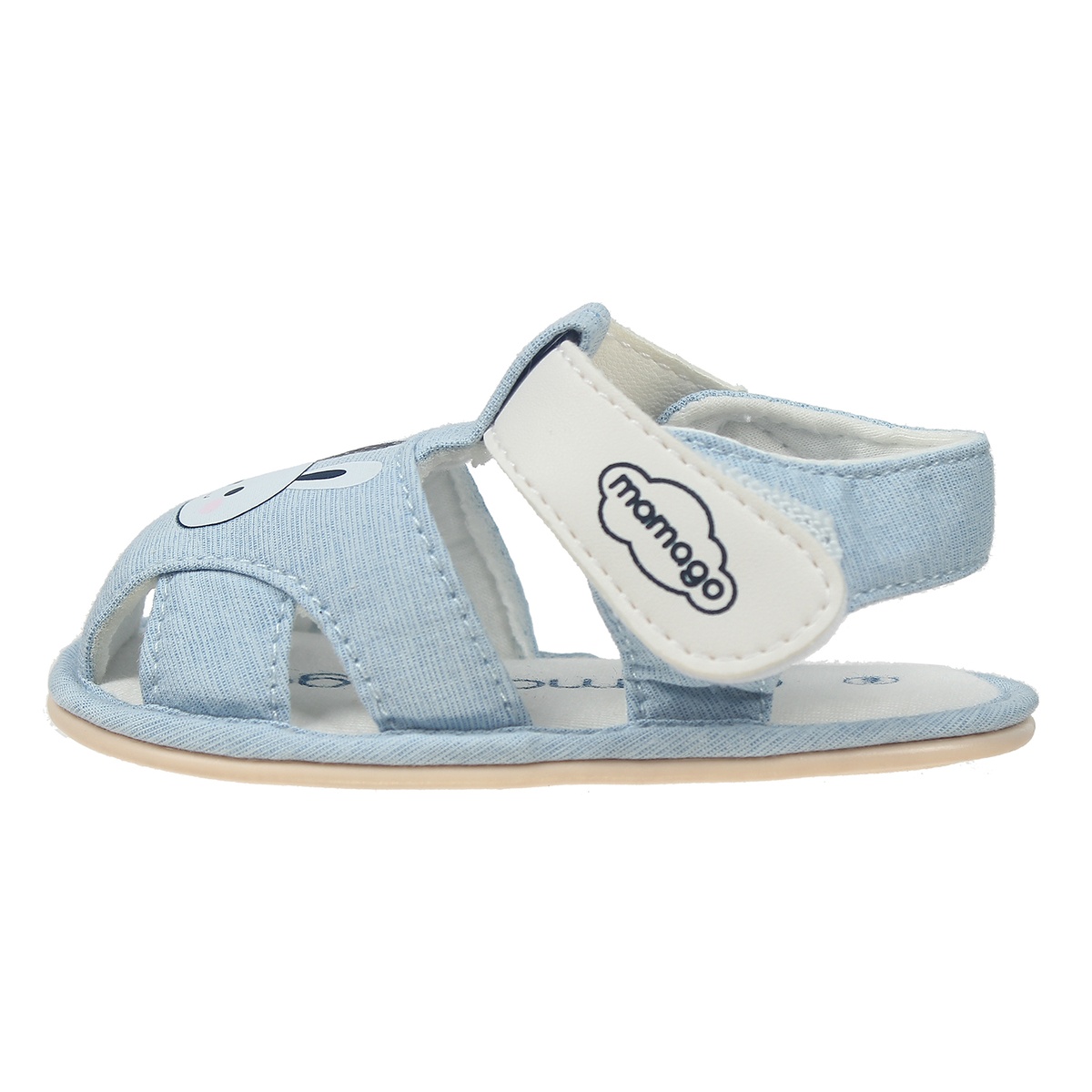 Sandal tập đi bé trai Mamago hình thỏ K07 Xanh S13 - hình 9