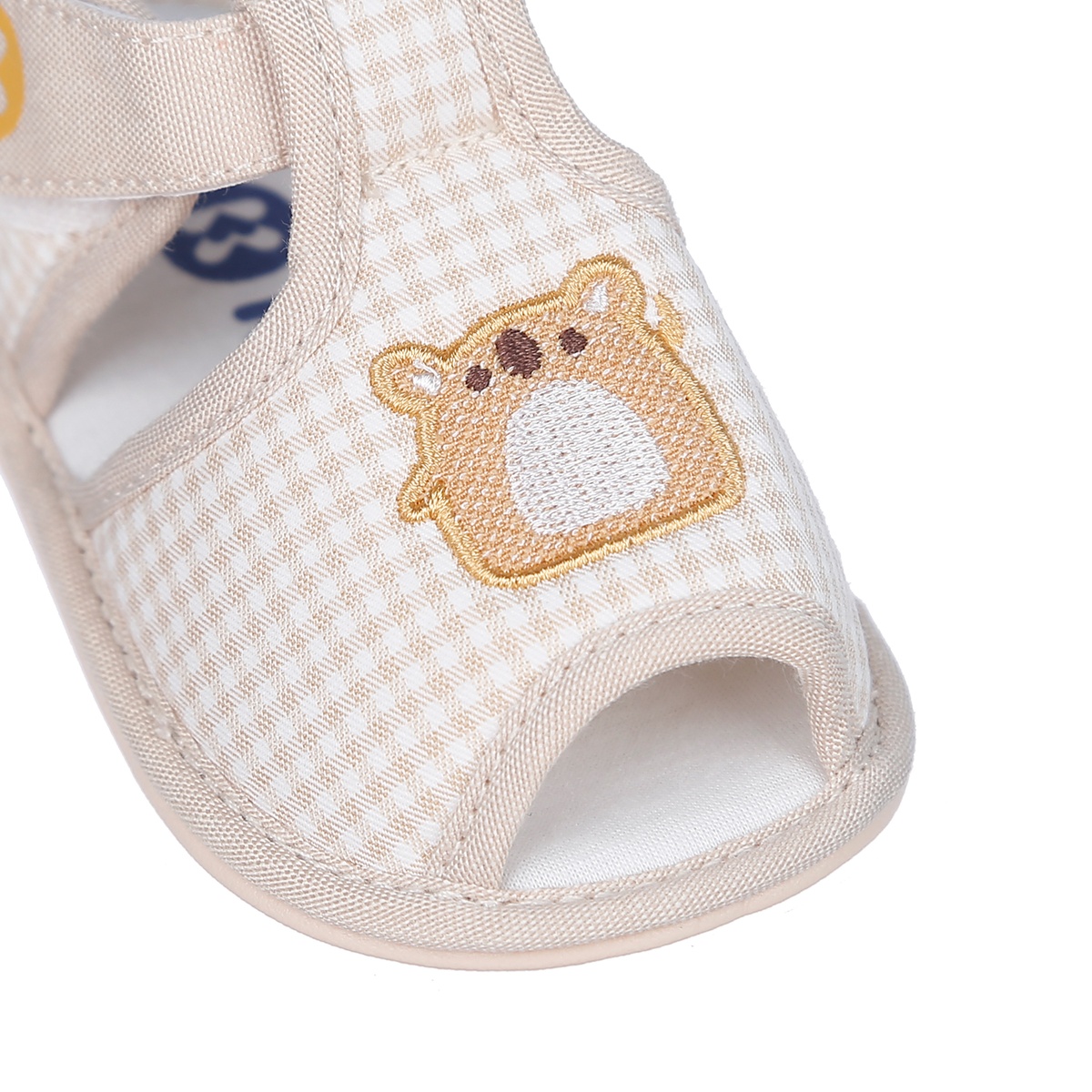 Sandal tập đi Kidsplaza K20 Thêu hình Koala (Be) - mặt sau