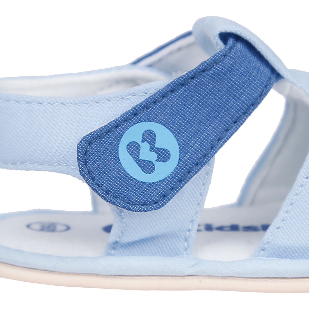 Sandal tập đi Kidsplaza K22 hình Heo (Xanh) - mặt sau