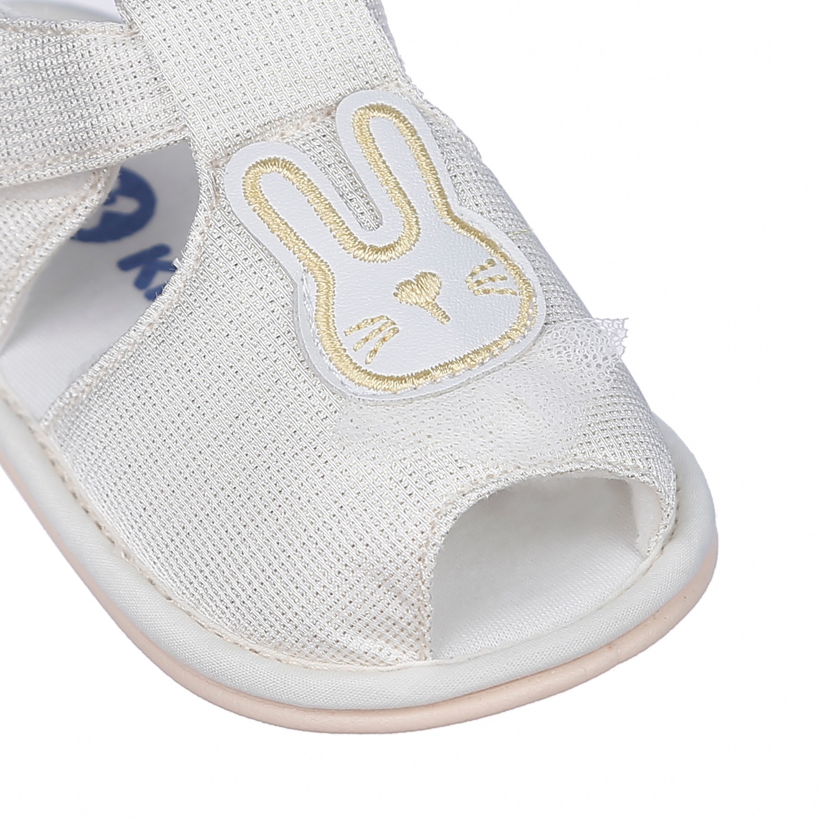 Sandal tập đi Kidsplaza K23 hình Thỏ họa tiết Bèo (Be) - góc nghiêng