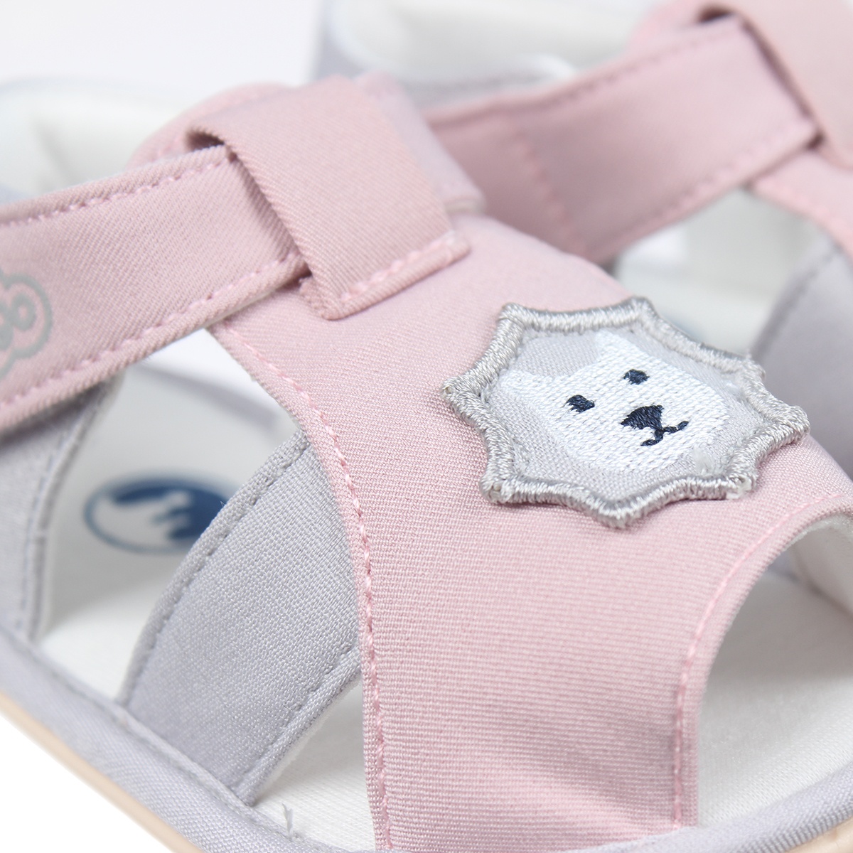 Sandal tập đi Mamago bé gái in hình cún K04 Hồng S14 - hình 6