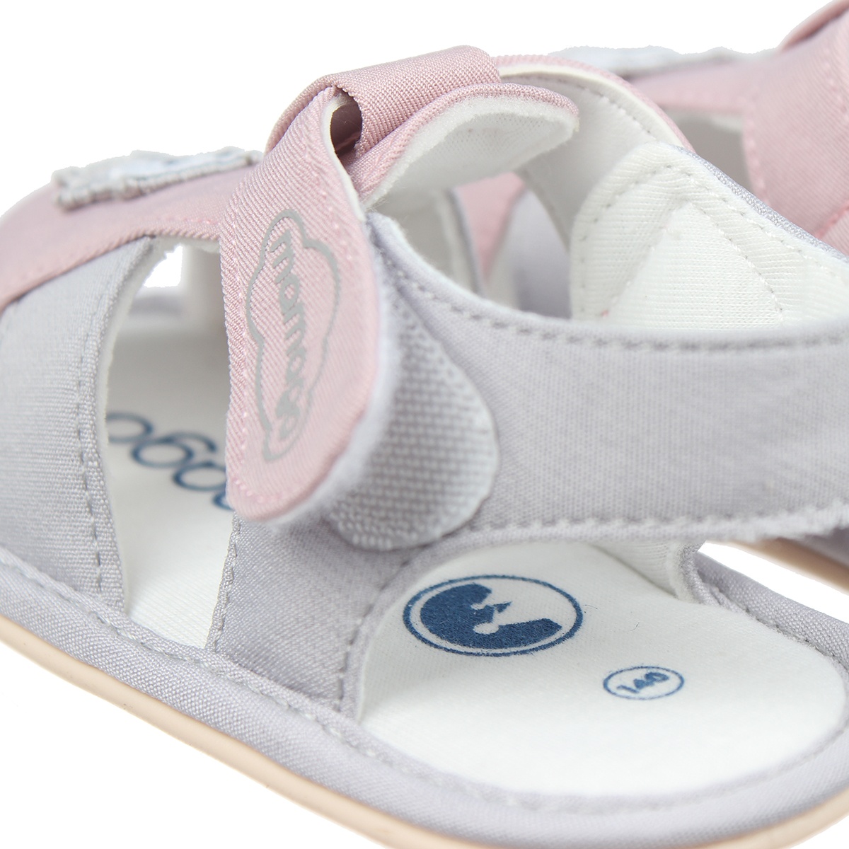 Sandal tập đi Mamago bé gái in hình cún K04 Hồng S14 - hình 7