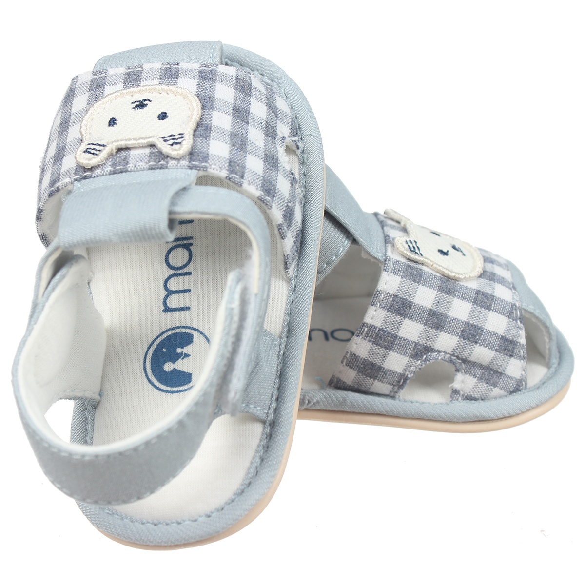 Sandal tập đi Mamago bé trai caro K05 X S14 - góc nghiêng