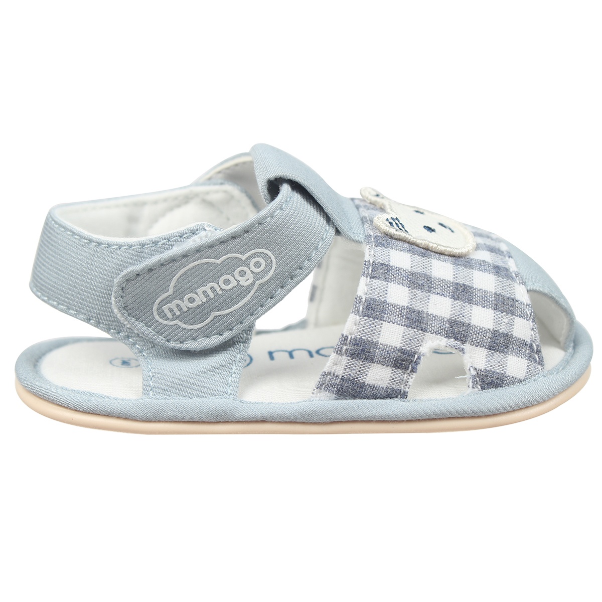 Sandal tập đi Mamago bé trai caro K05 X S14 - mặt trái