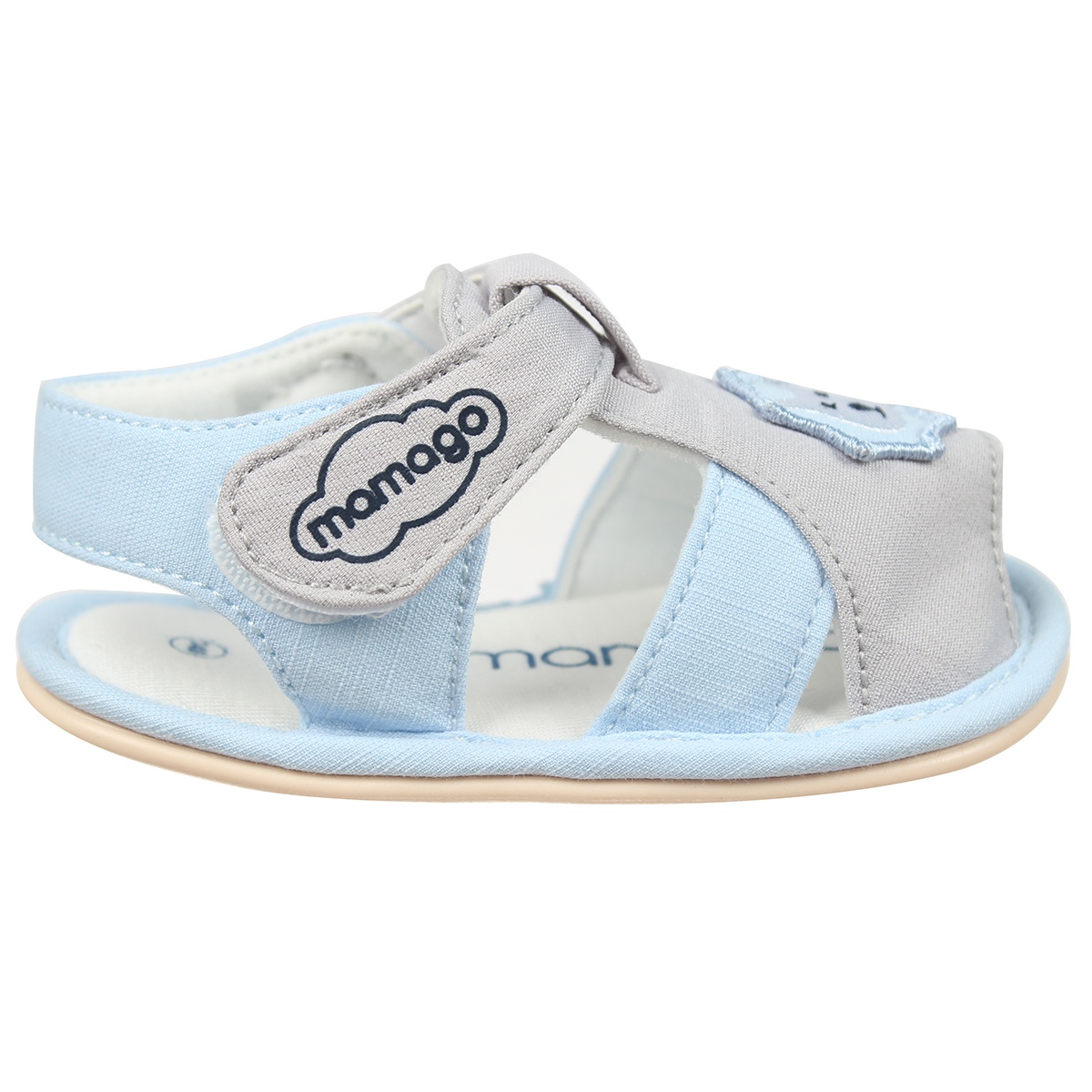 Sandal tập đi Mamago bé trai hình cún K04 X S15 - mặt trái