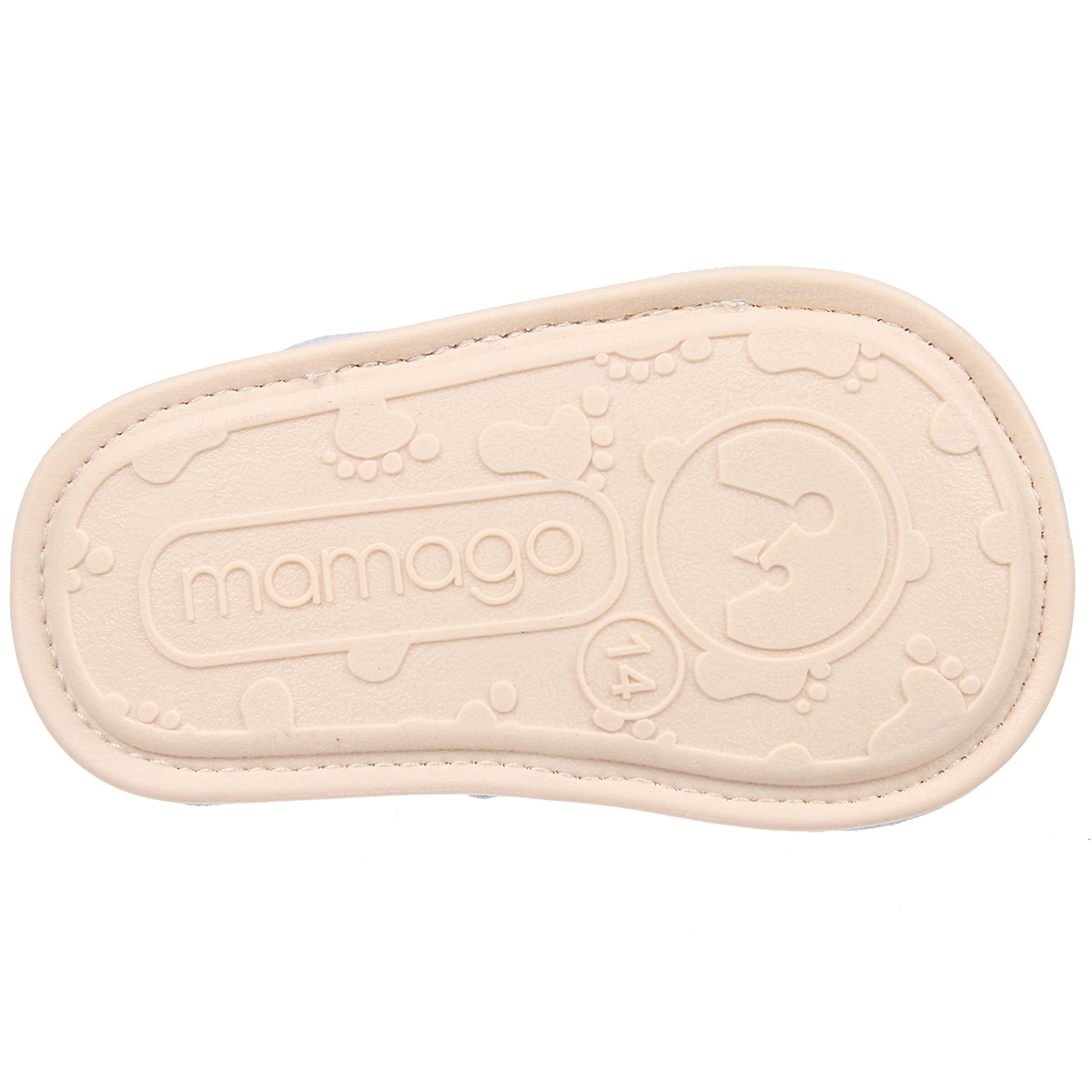 Sandal tập đi Mamago bé trai hình cún K04 X S15 - mặt sau