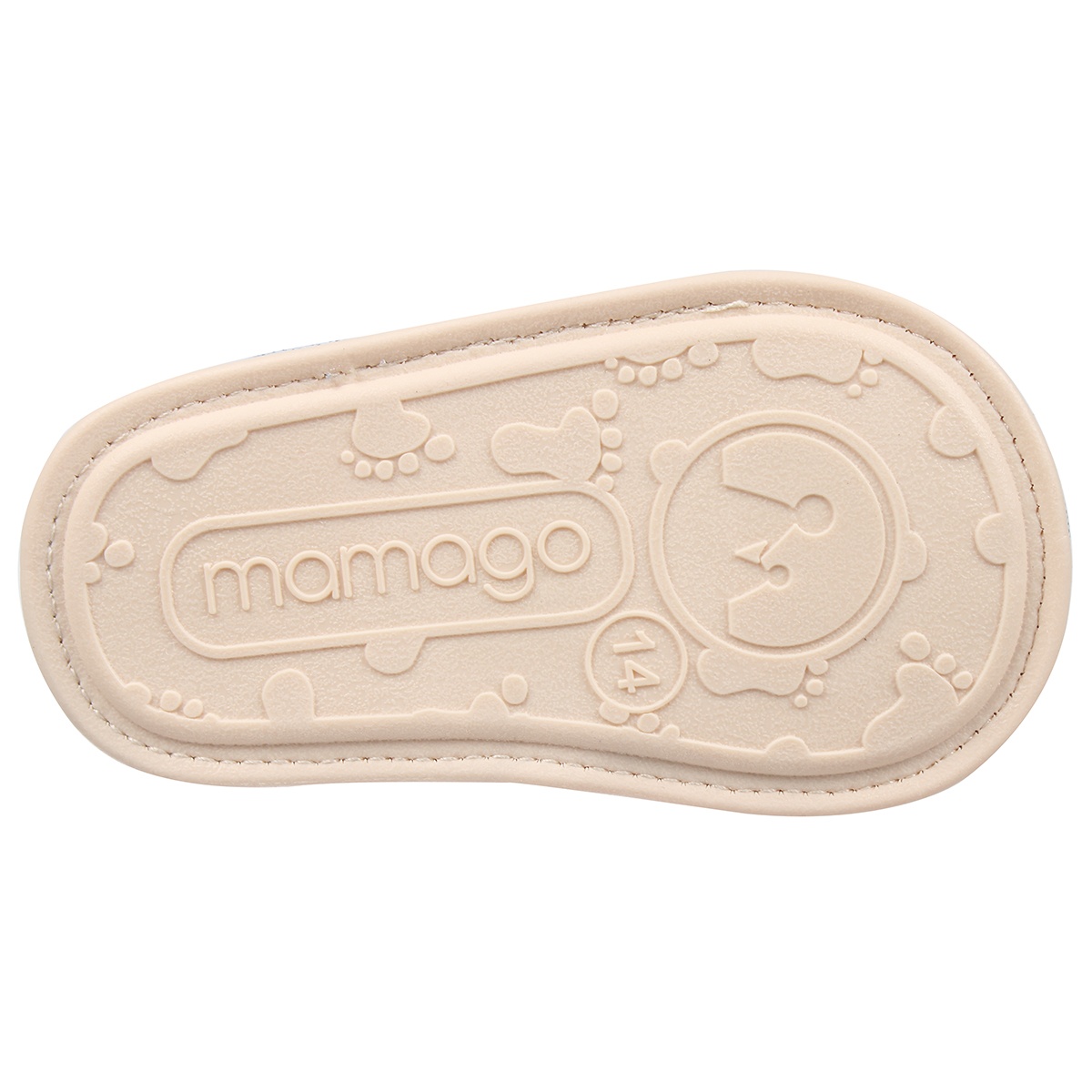 Sandal tập đi Mamago bé trai in hình hươu K06 G S15 - góc nghiêng