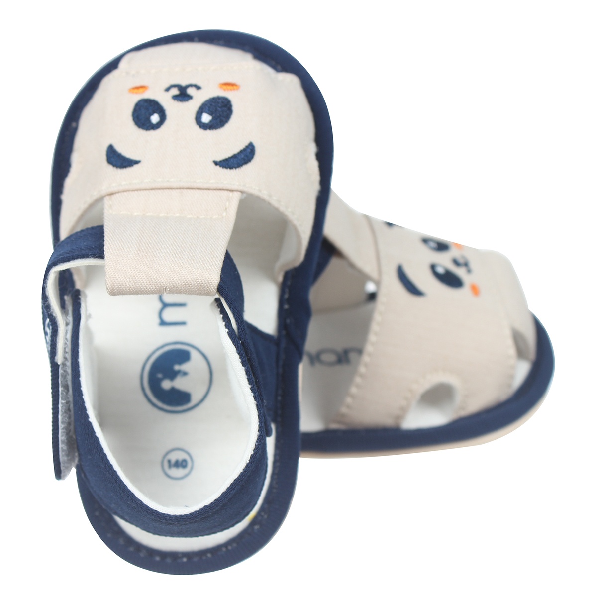 Sandal tập đi Mamago bé trai Panda K03 Be S13 - góc nghiêng