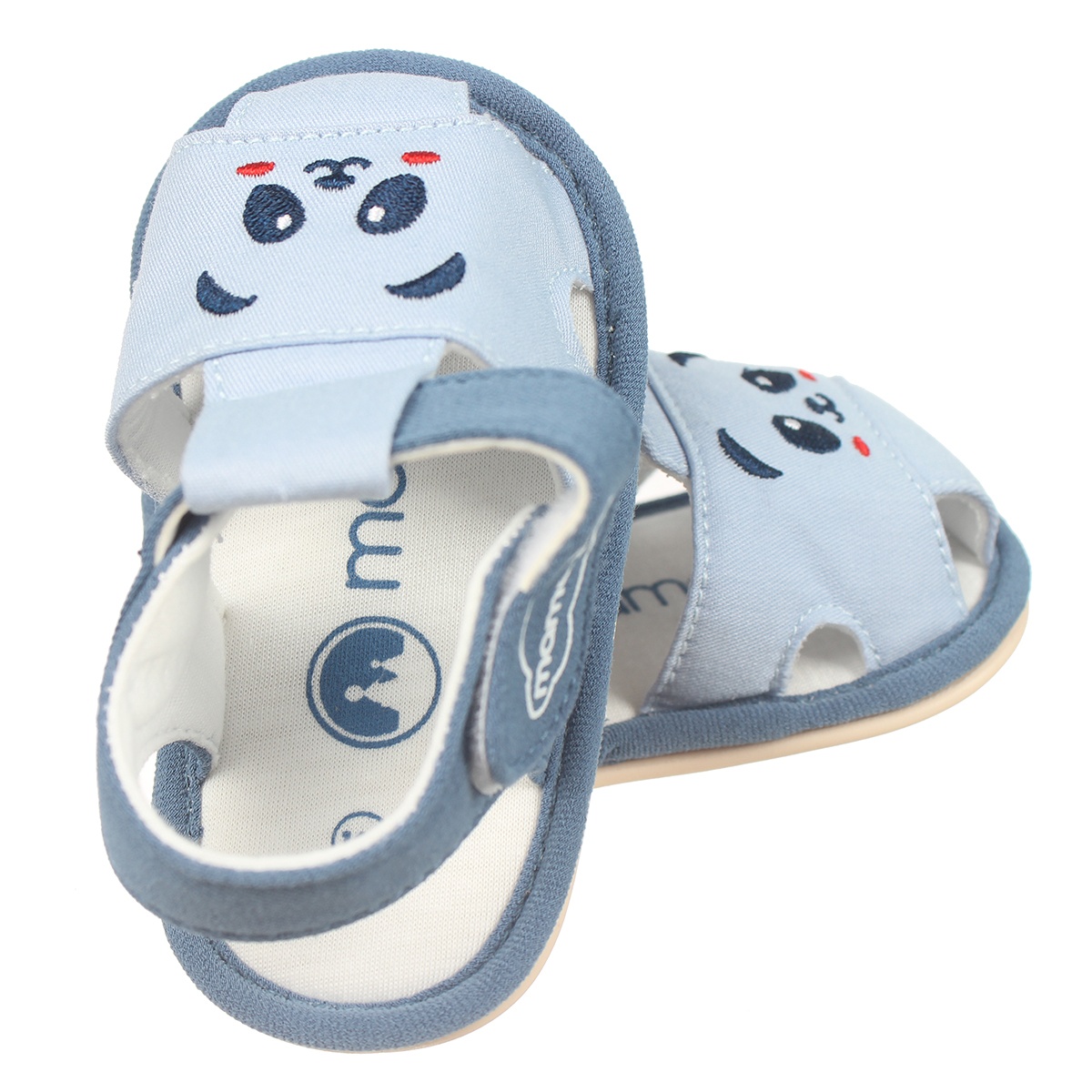 Sandal tập đi Mamago bé trai Panda K03 X S13 - mặt sau